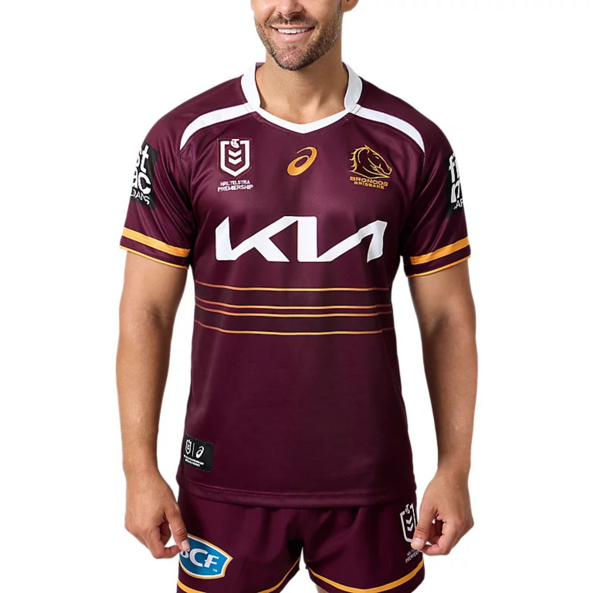 ASICS Brisbane Broncos Replica Mens Home Jersey