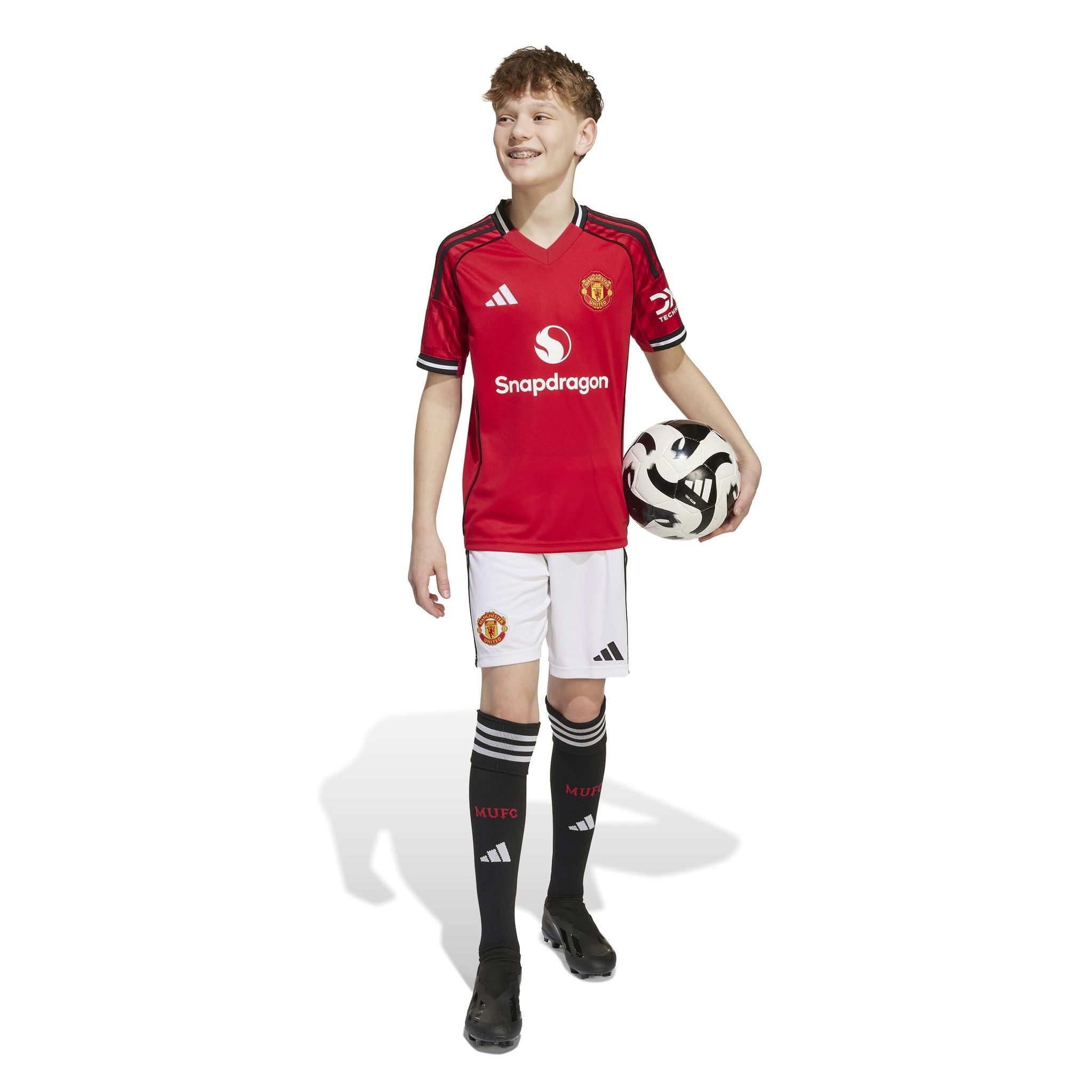 adidas Manchester United 25/26 Kids Home Jersey
