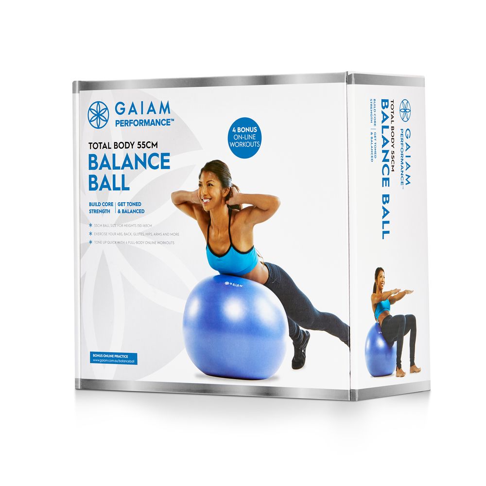 Gaiam Performance Balance Ball Kit - 55cm
