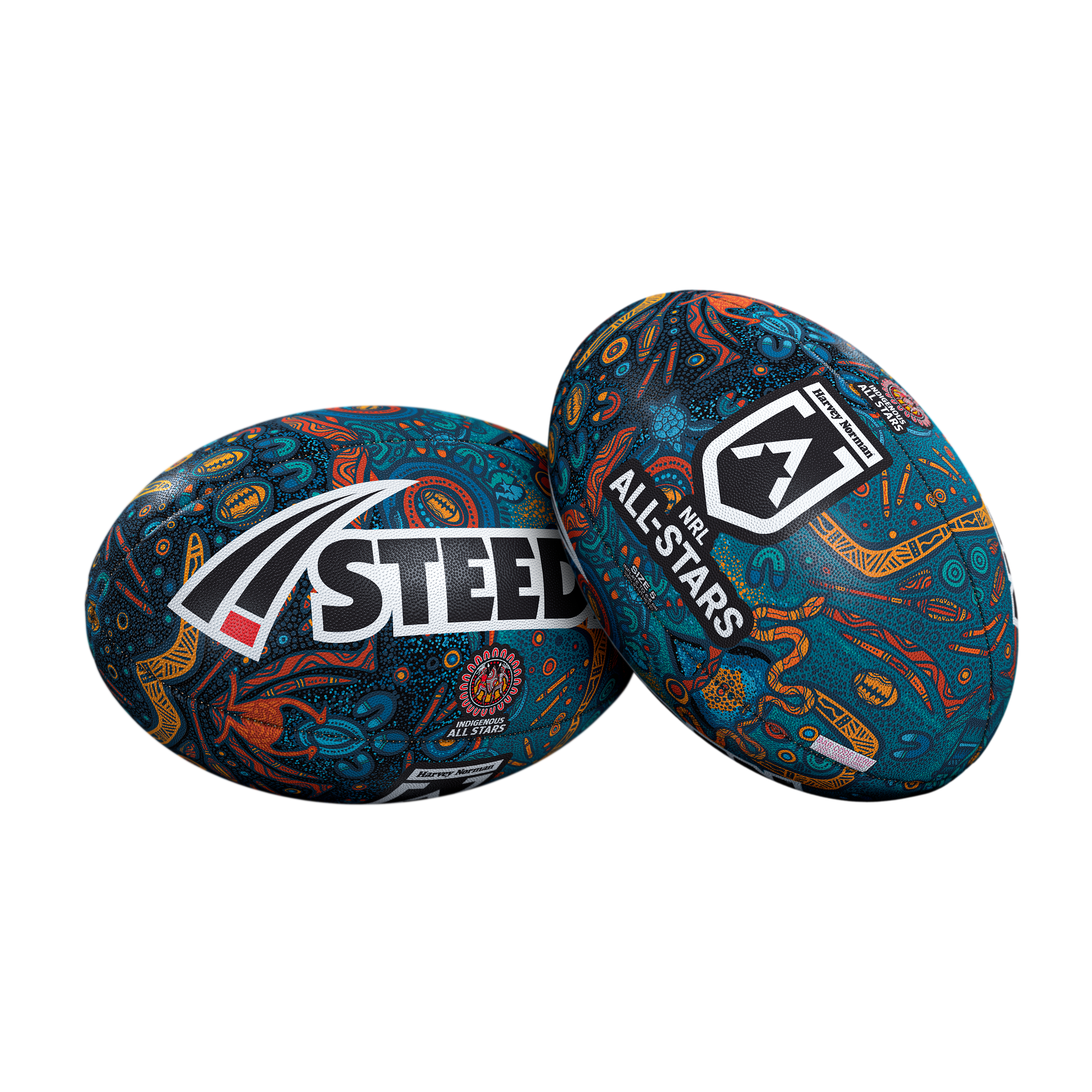 Steeden Indigenous All Stars Supporter Rugby League Ball