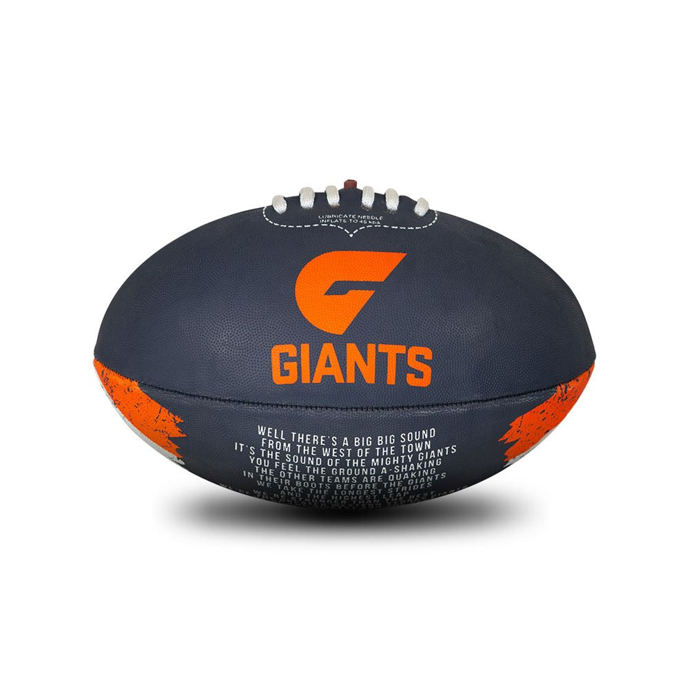 Sherrin AFL All Surface Synthetic Song Size #2 - Gws Giants