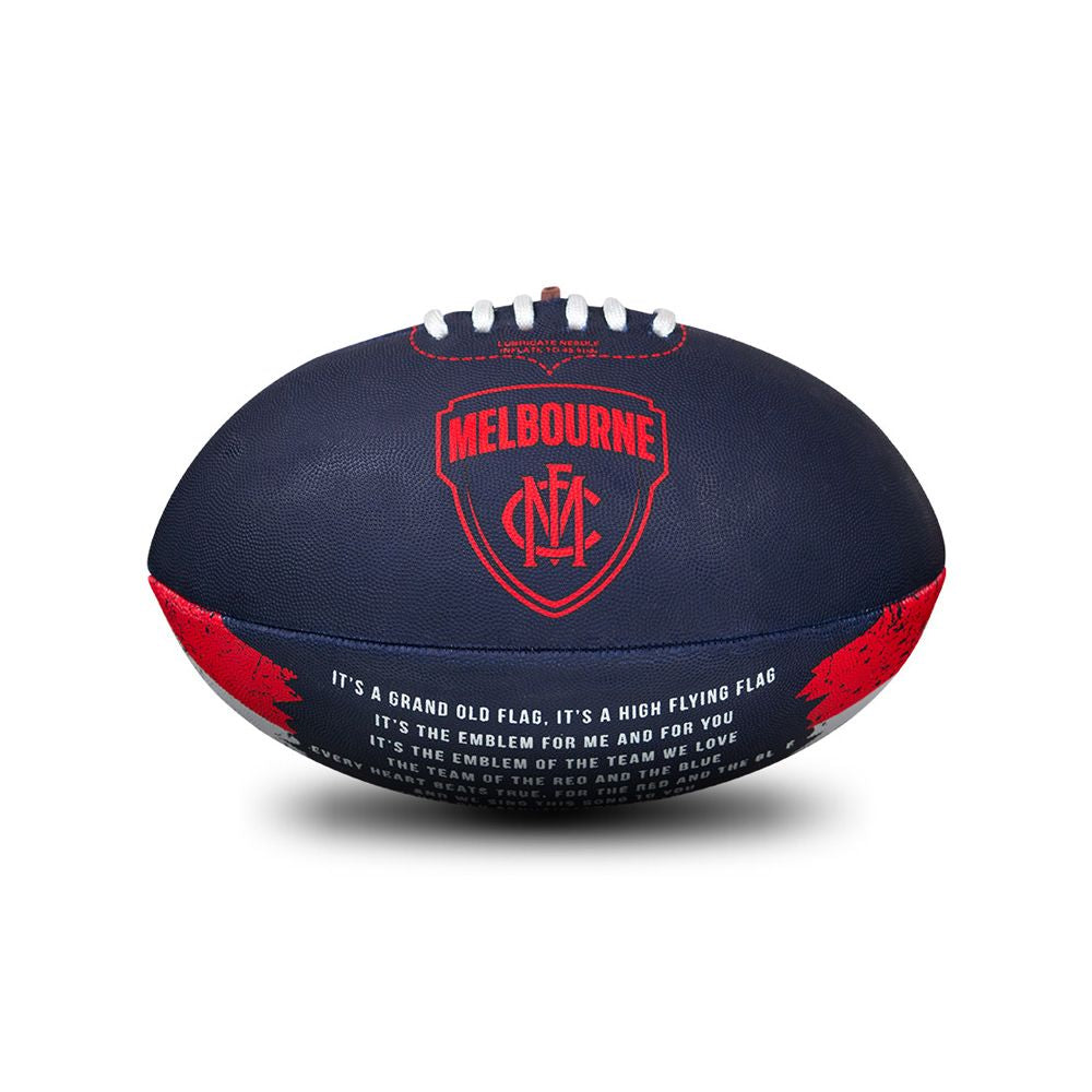 Sherrin AFL All Surface Synthetic Song Size #2 - Melbourne Demons