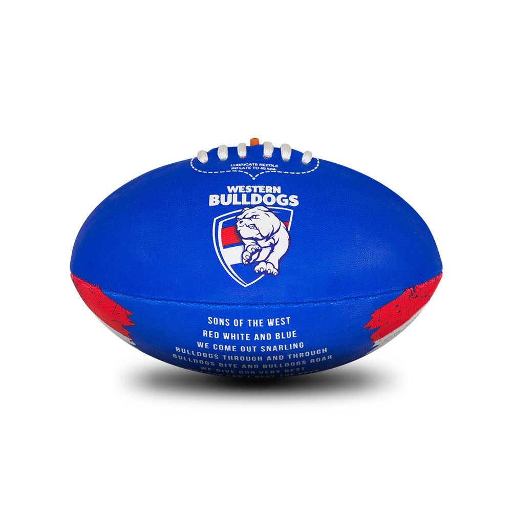 Sherrin AFL All Surface Synthetic Song Size #2 - Western Bulldogs
