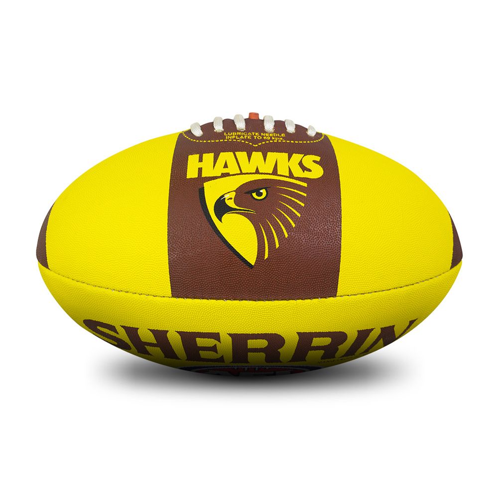 Sherrin Team Club Ball - Hawthorn Hawks