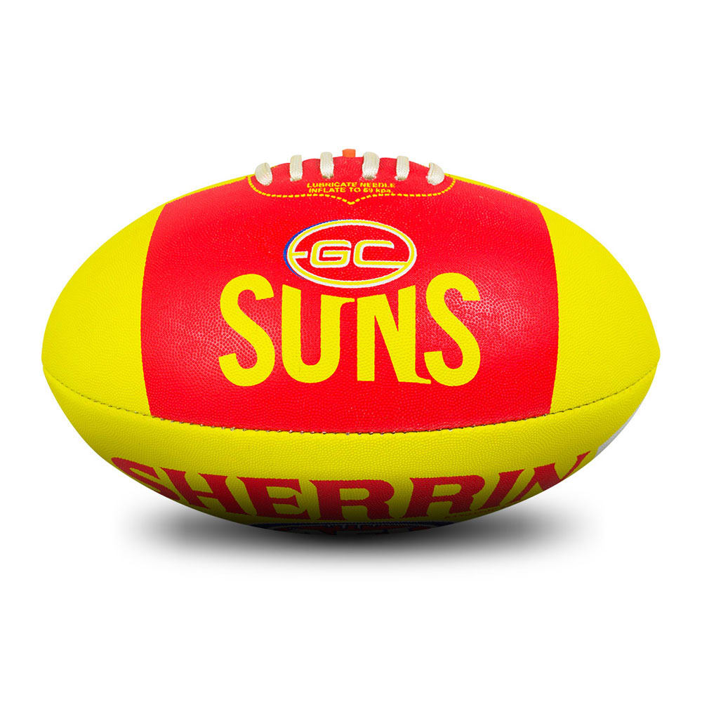 Sherrin All Surface AFL Club Ball - Gold Coast Suns