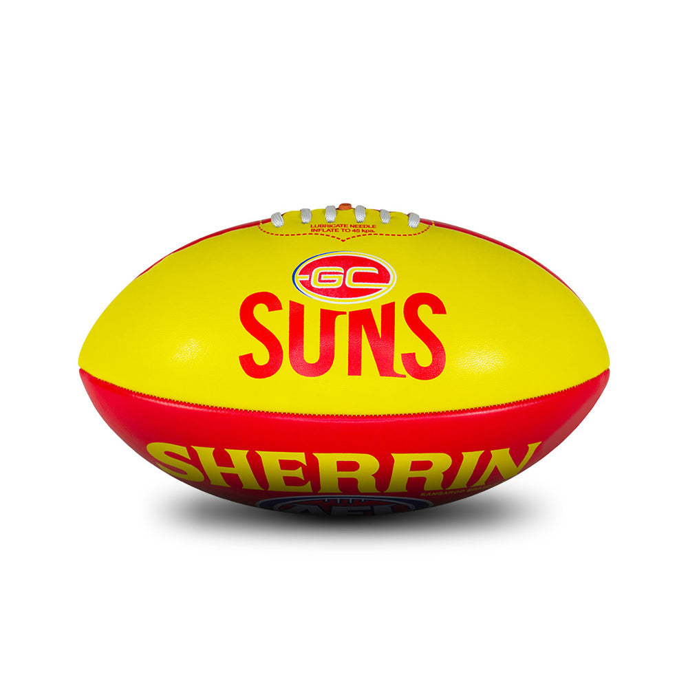 Sherrin AFL Suns Team Autograph Ball