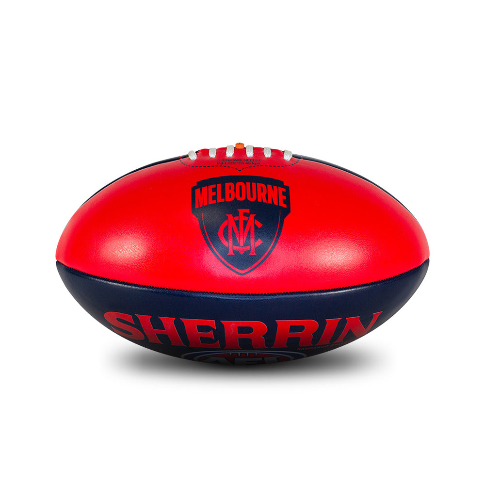 Sherrin AFL Demons Team Autograph Ball
