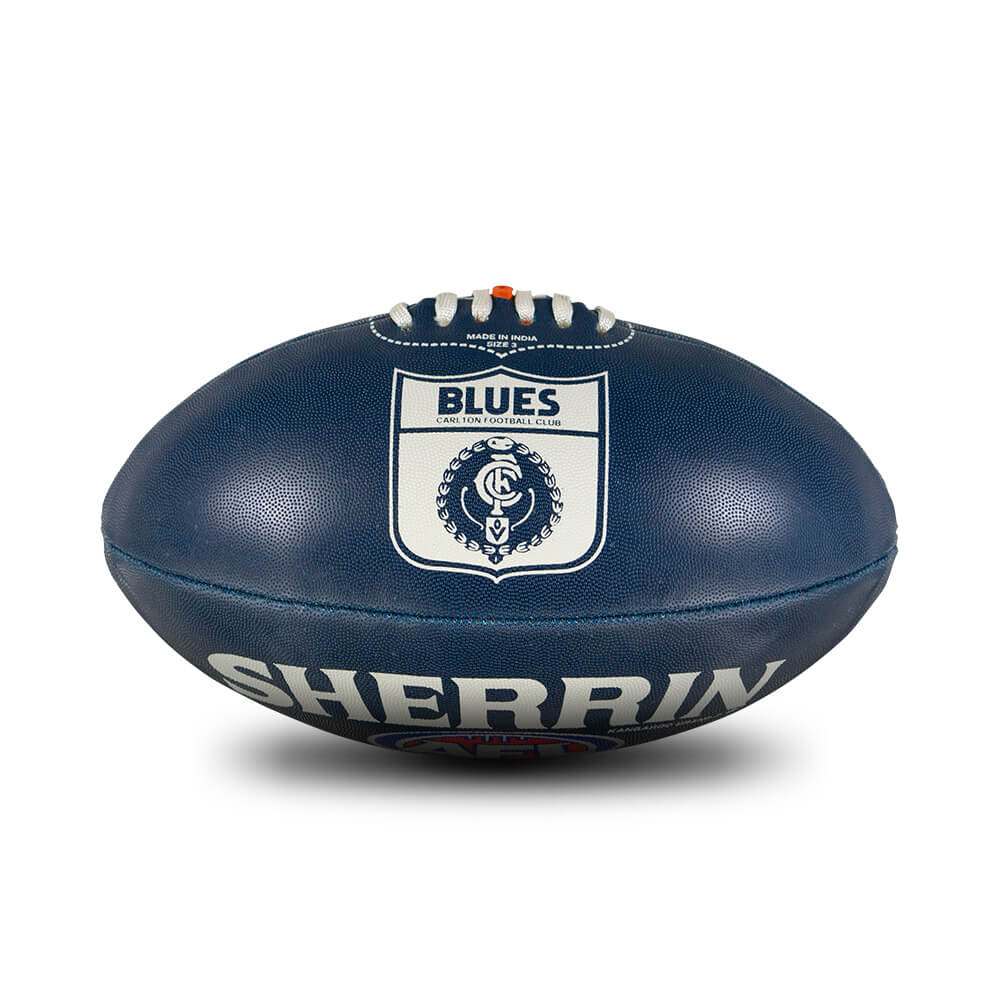 Sherrin AFL All Surface 1st 18 Football - Carlton Blues