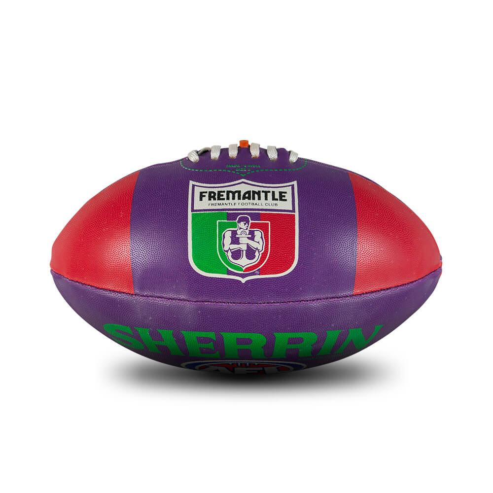 Sherrin AFL All Surface 1st 18 Football - Fremantle Dockers