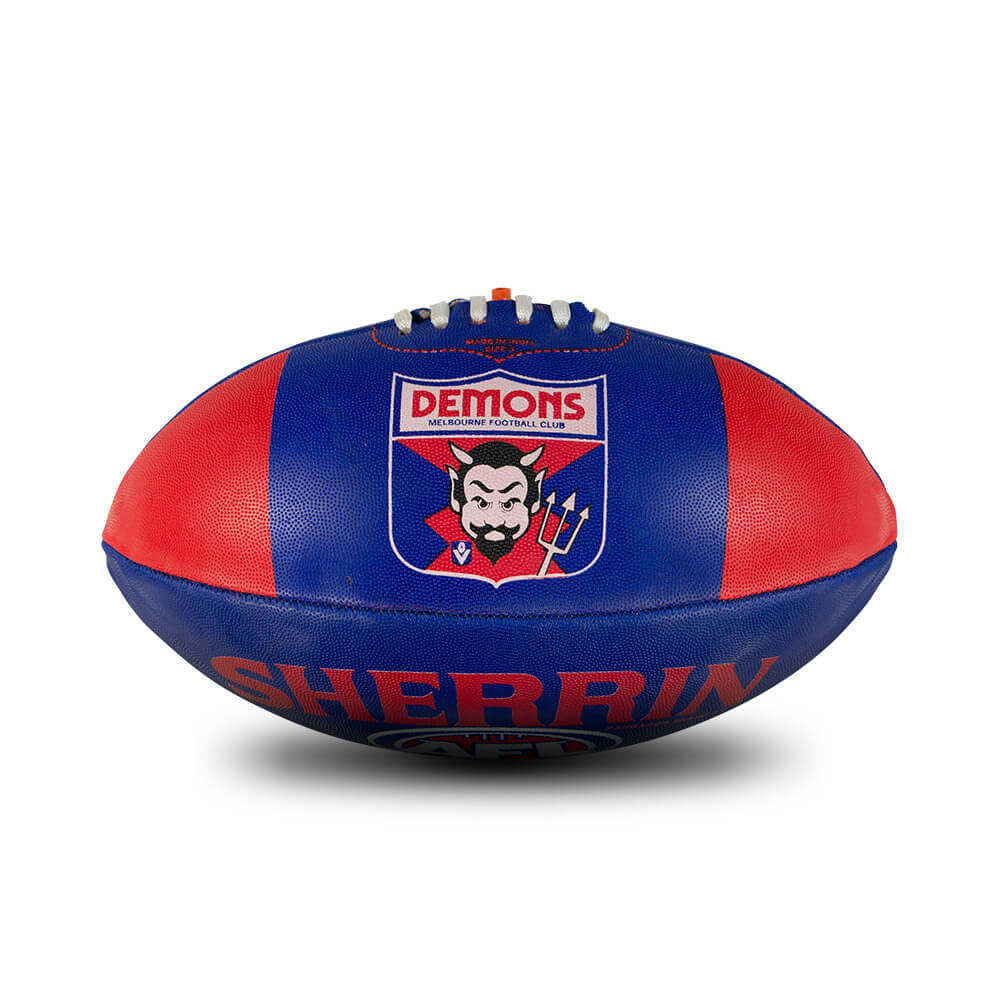 Sherrin AFL All Surface 1st 18 Football - Melbourne Demons