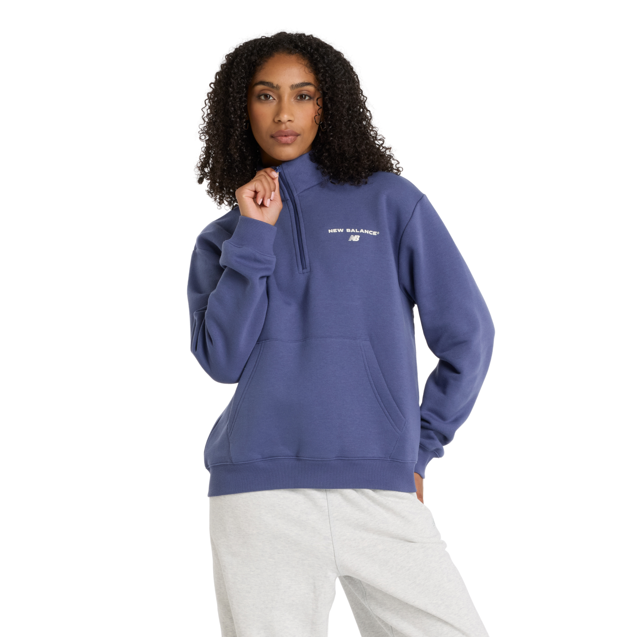 New Balance Reimagined Fleece Womens Half Zip
