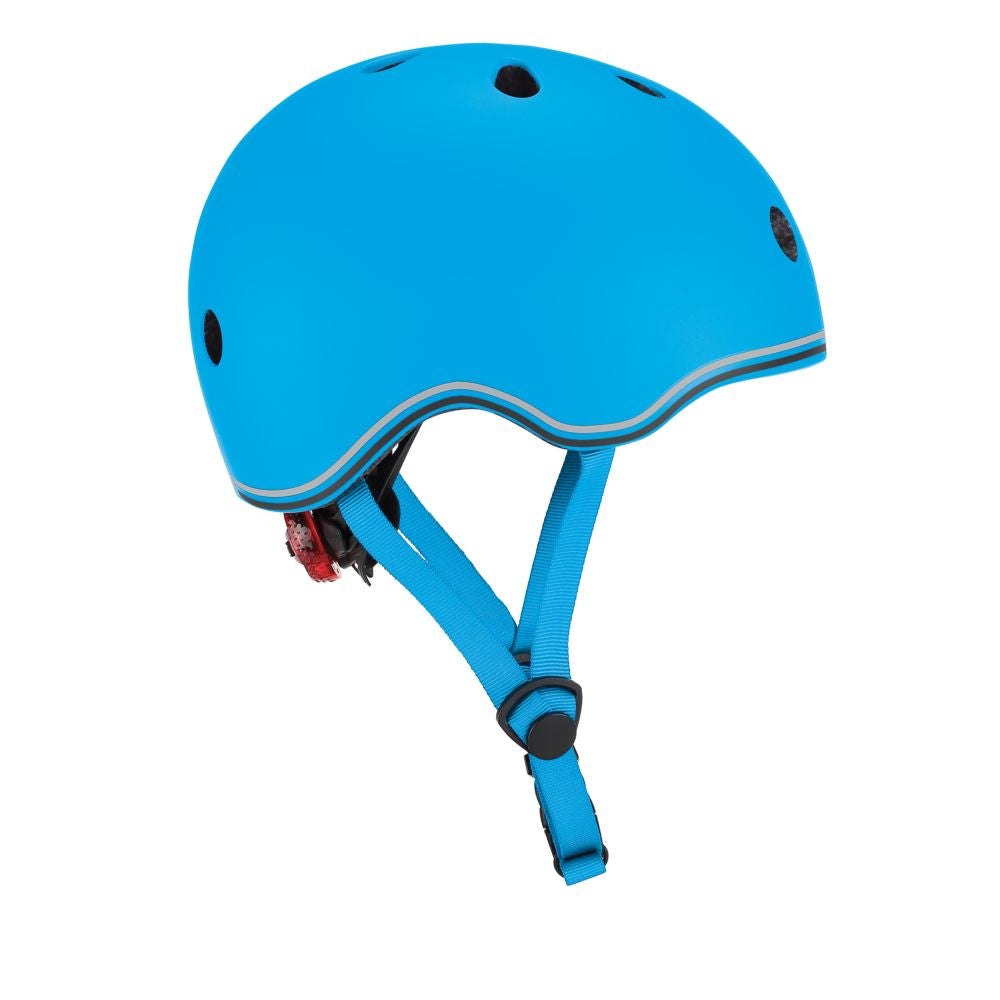 Sky Blue, Globber Helmet Go Up Lights Img 4 | SportsPower