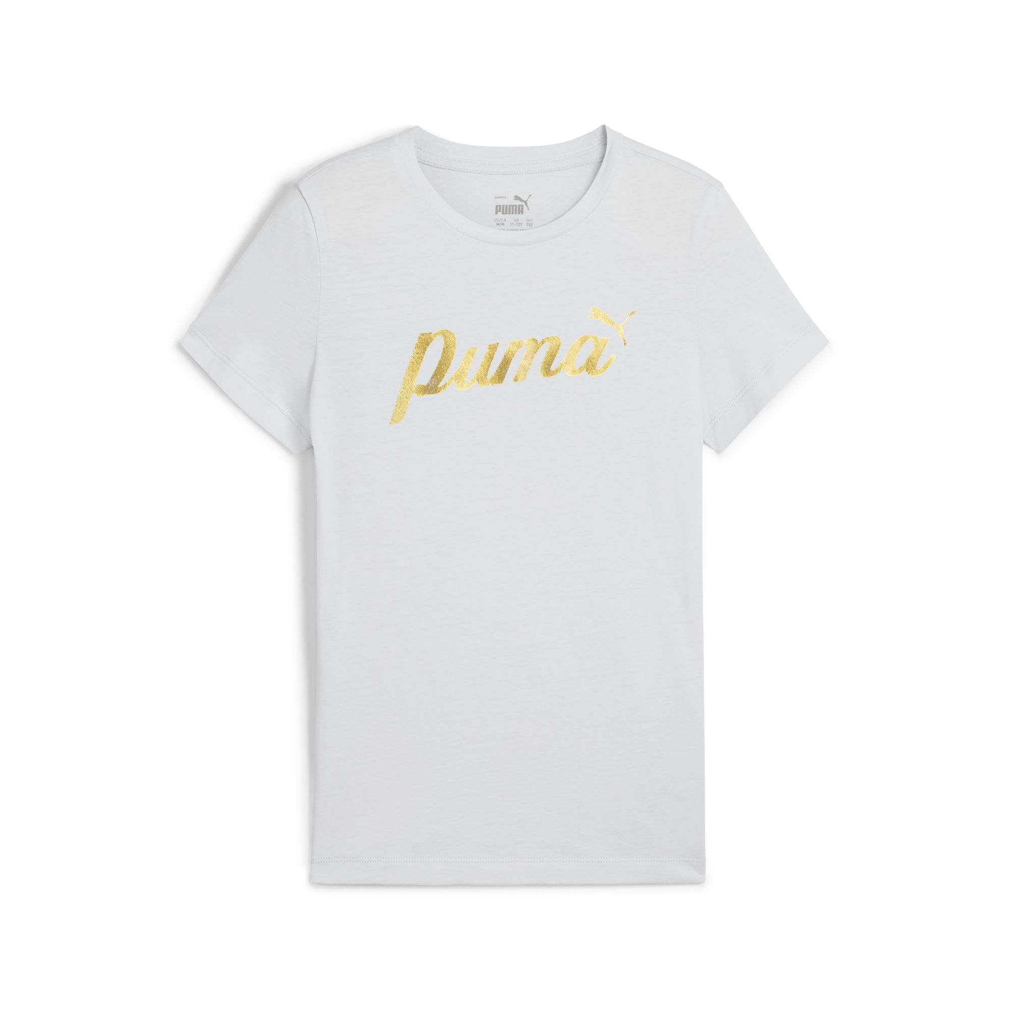 PUMA Ess+ Script Metallic Girls Tee