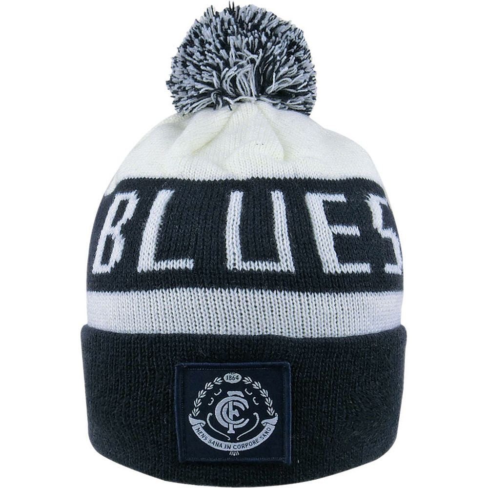 AFL Carlton Blues Bar Beanie