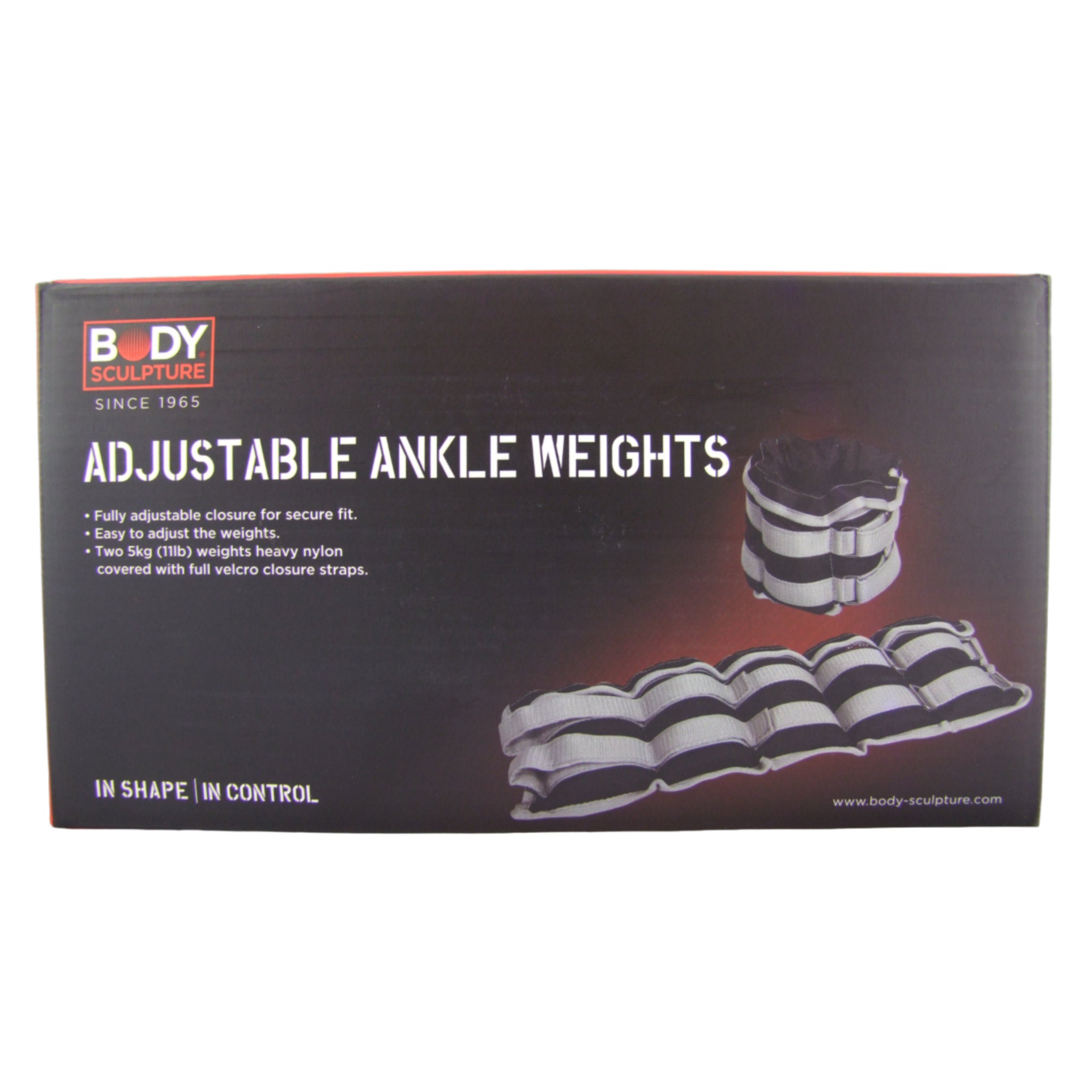 Body Sculpture 10kg Adjustable Ankle Weights