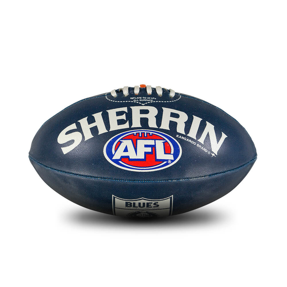 Sherrin AFL All Surface 1st 18 Football - Carlton Blues