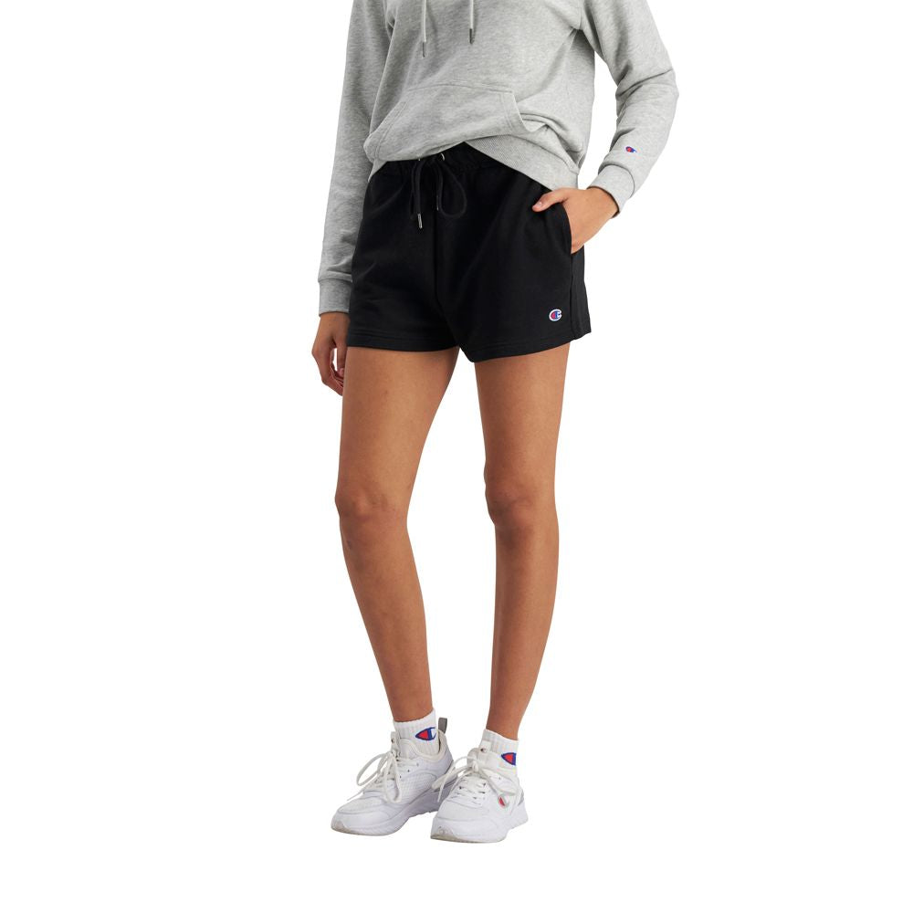 Black champion shorts women outlet