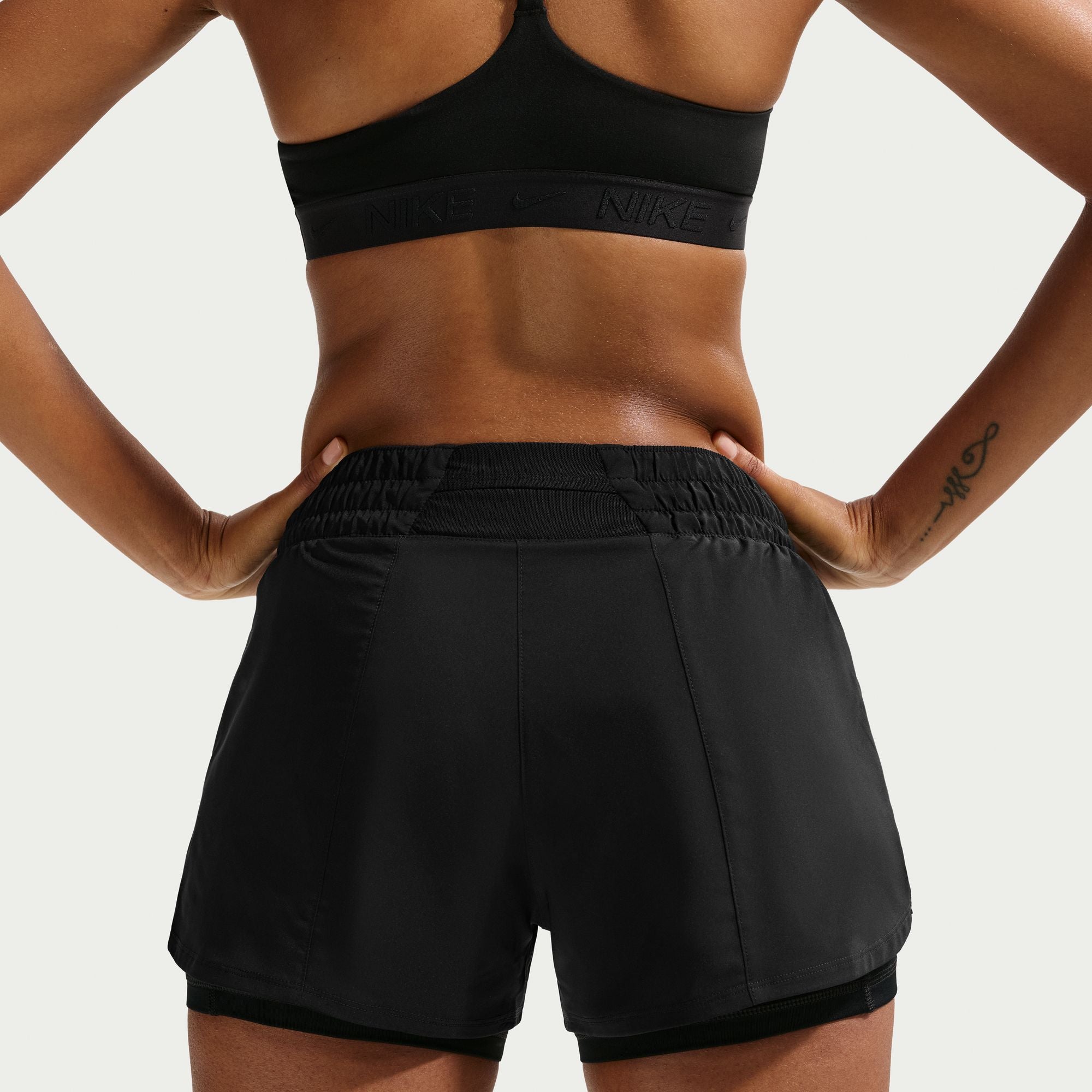 Nike One Dri-FIT Mid-Rise 3-Inch Womens 2-in-1 Shorts