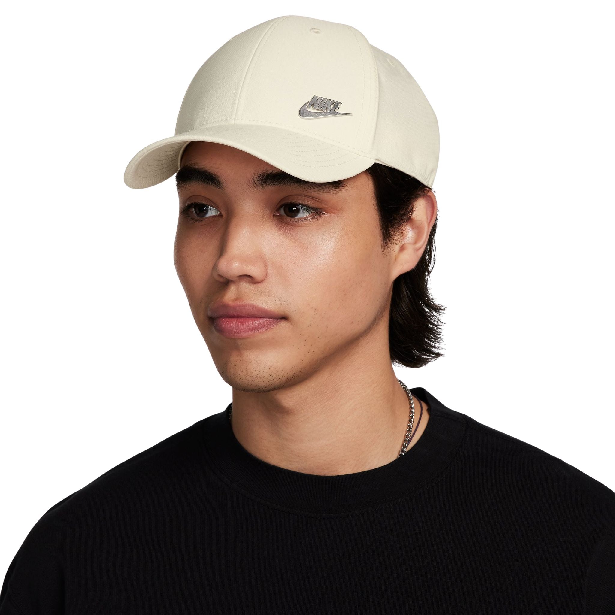 nike cap metal logo