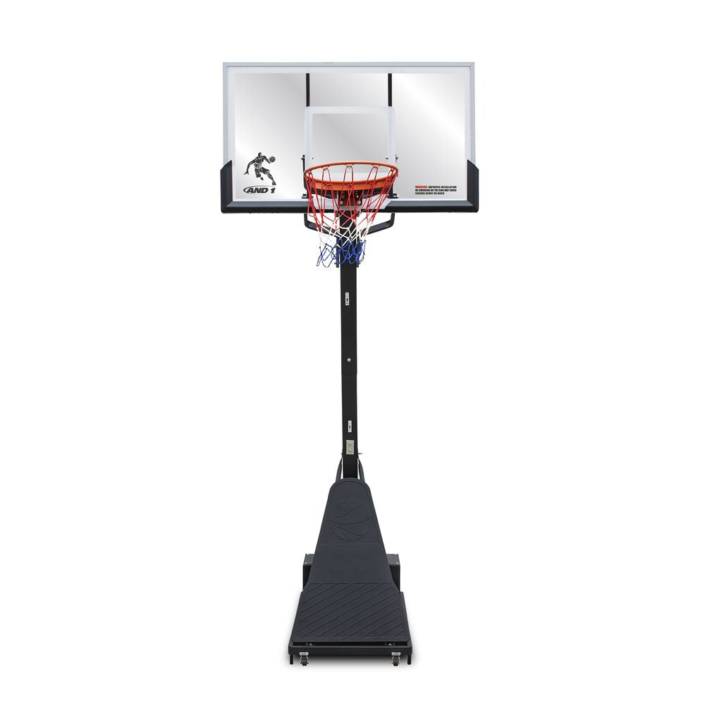 AND1 60in Glass Master Basketball System