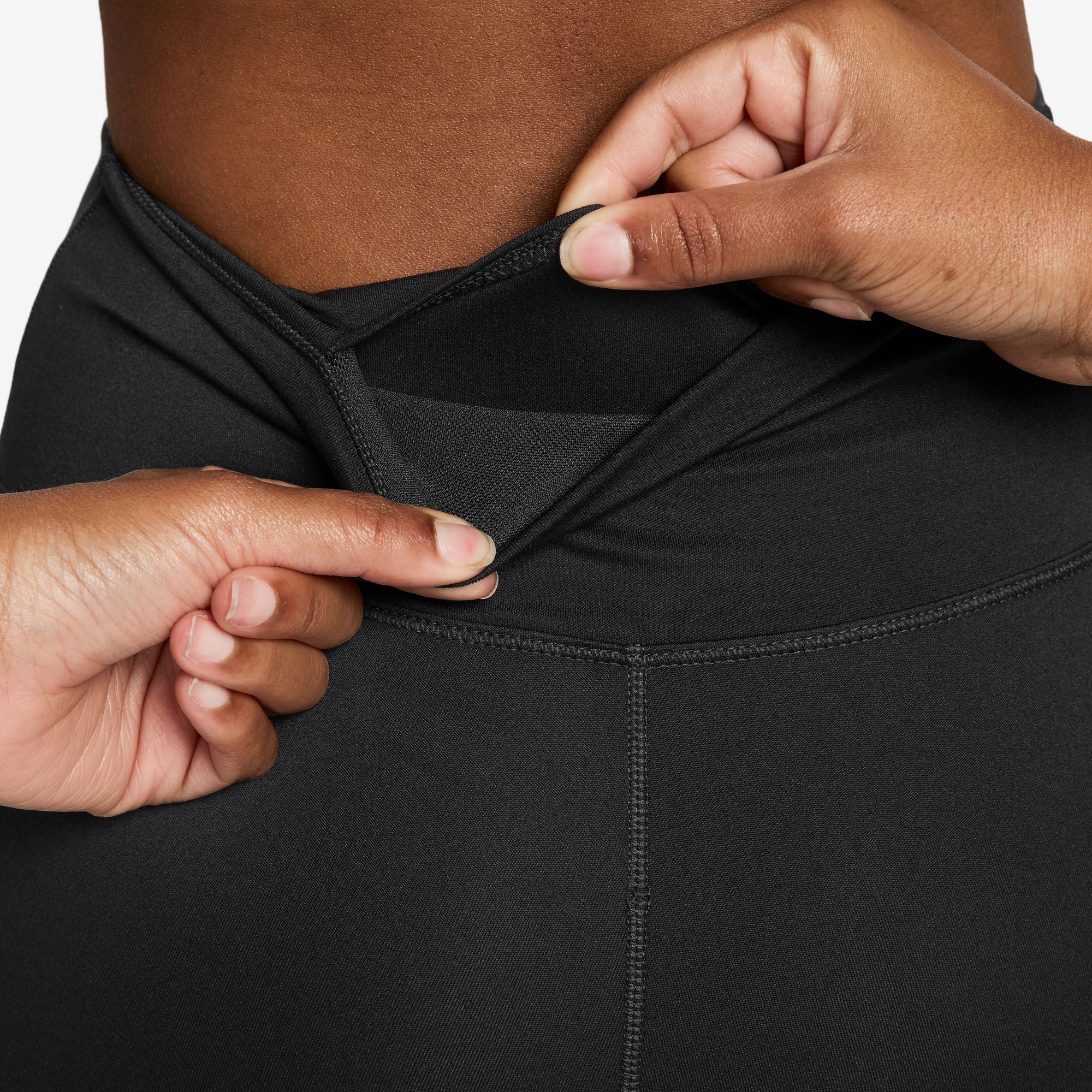 Nike One Seamless Front High-Waisted Womens Tights