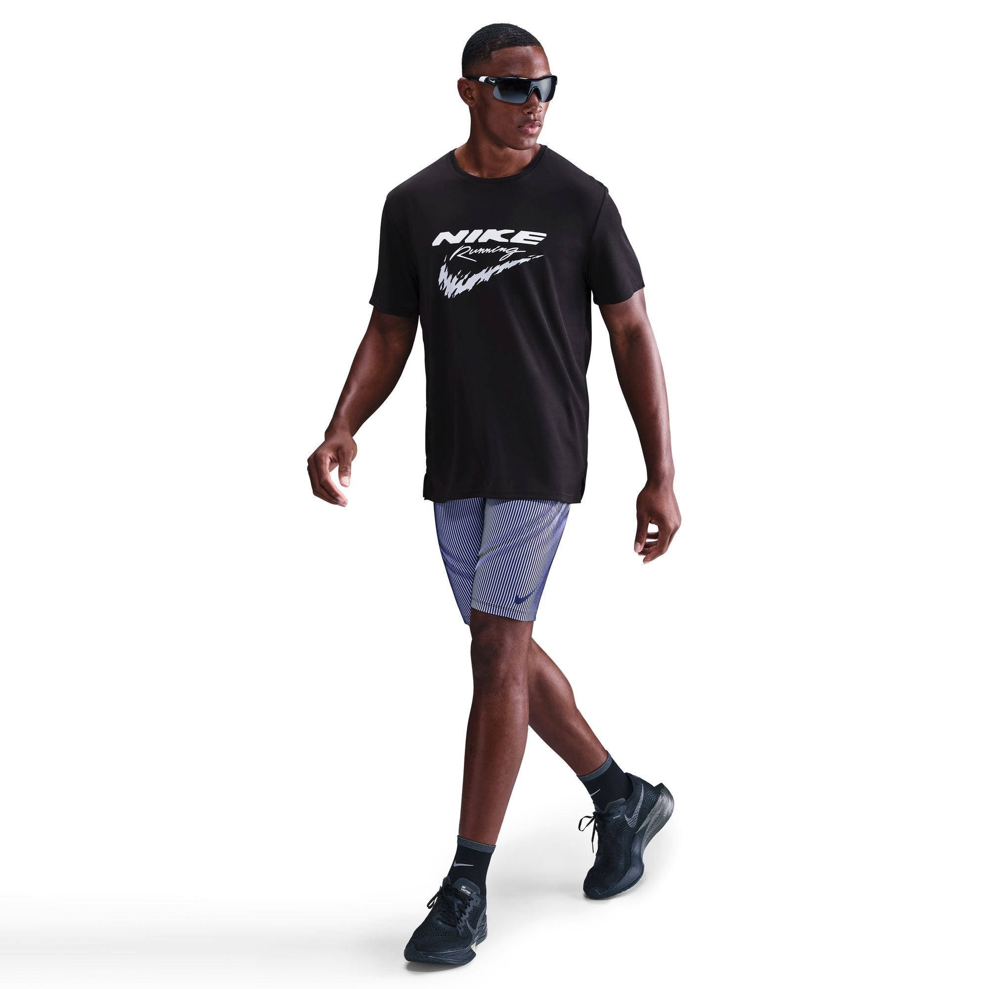 Nike Miler Dri-FIT UV Mens Running Tee