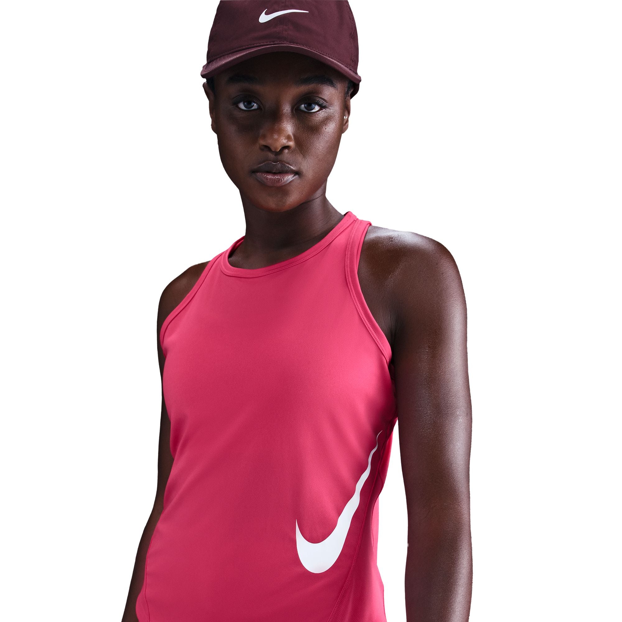 nike swoosh run tank