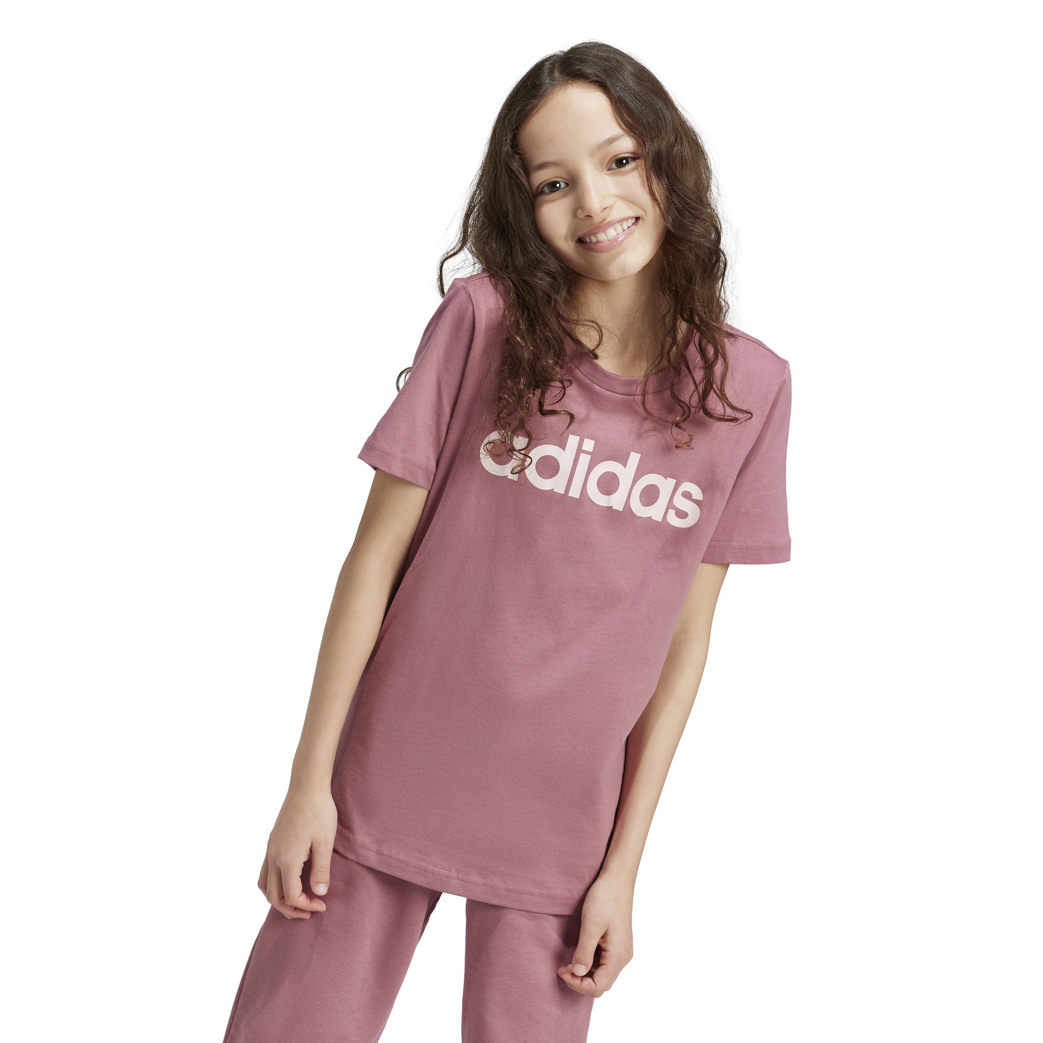 adidas Essentials Linear Logo Girls Tee