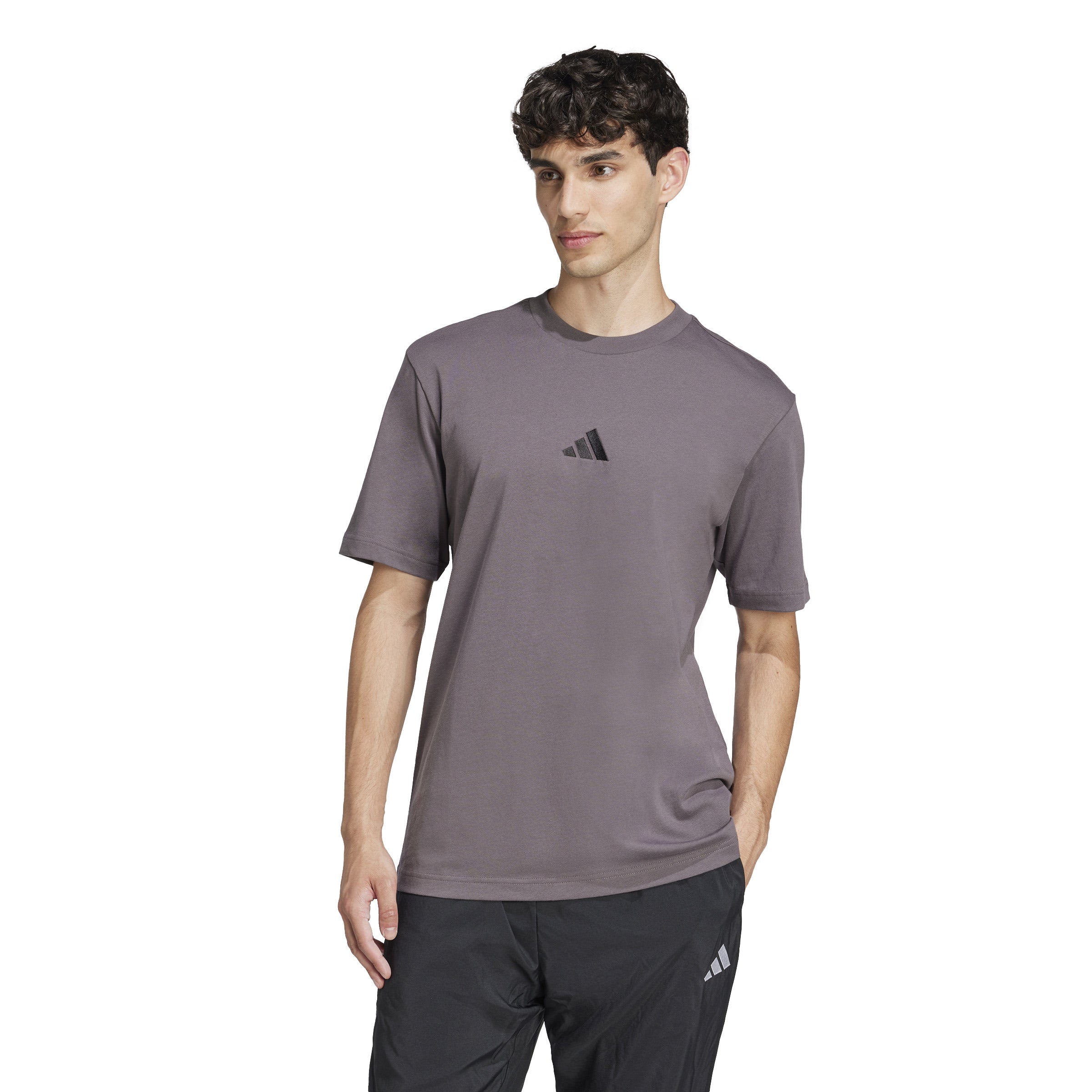 adidas Essentials Small Logo Single Jersey Mens Tee