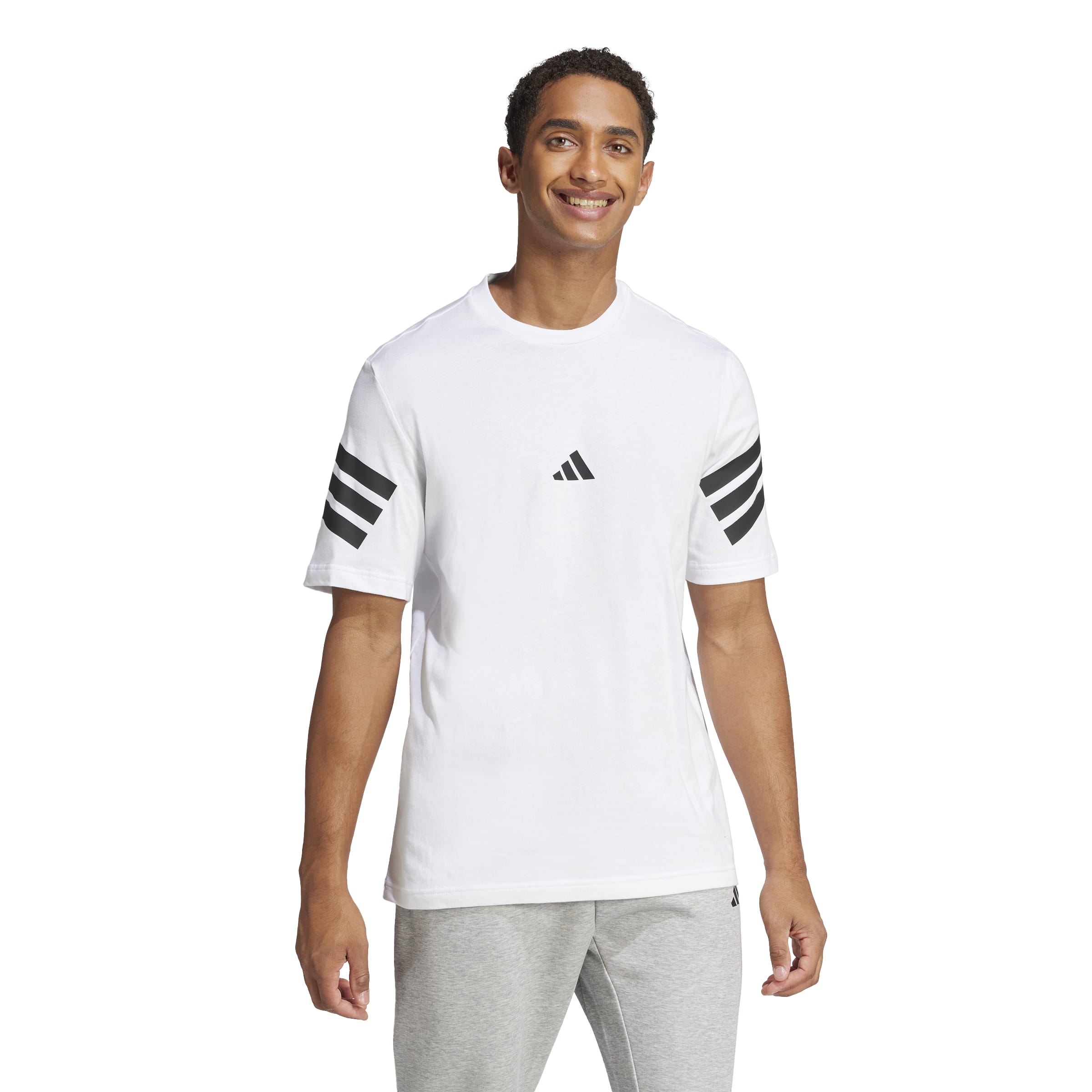 adidas Future Icon 3 Stripes Mens Tees