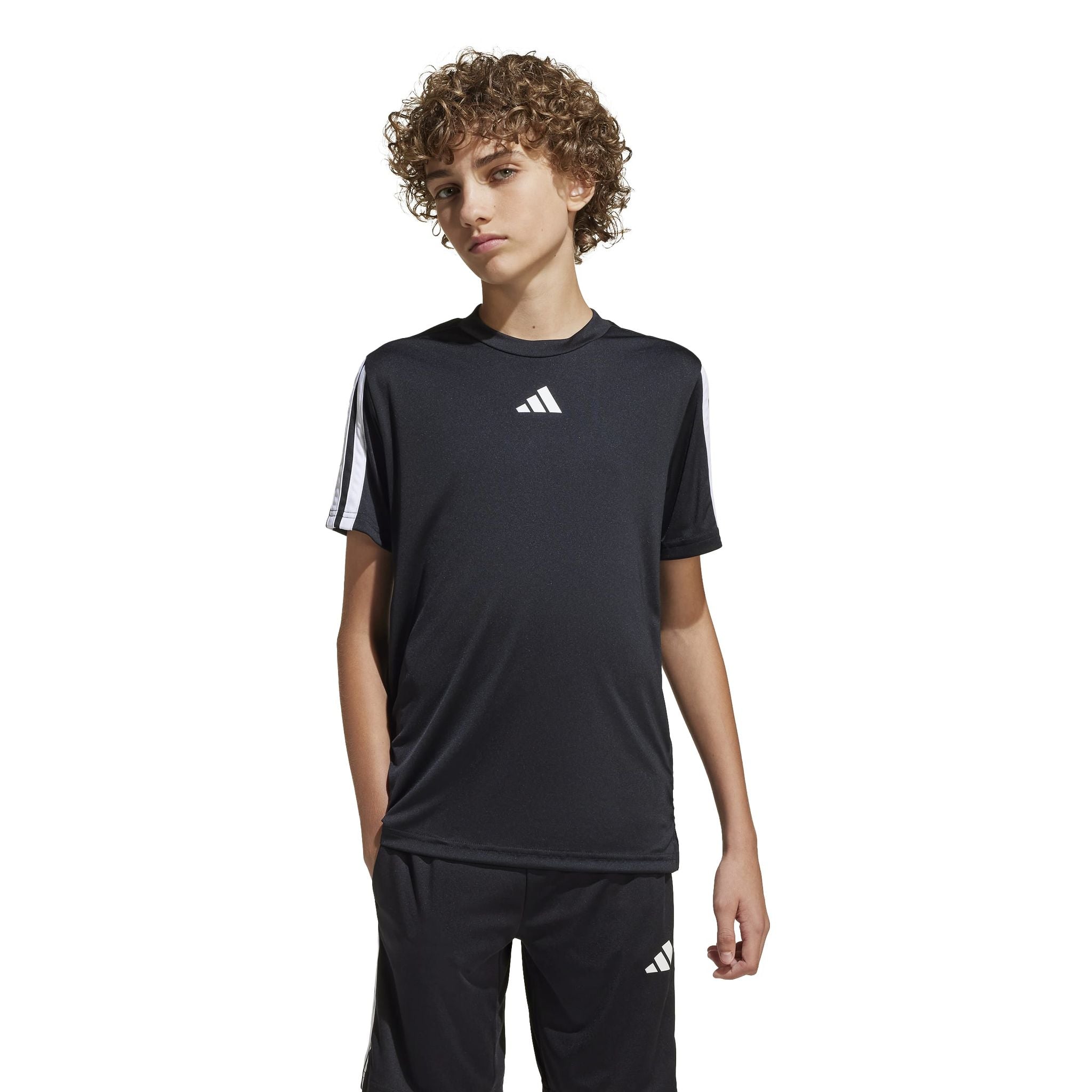 adidas Train Essentials 3-Stripes Boys Tee