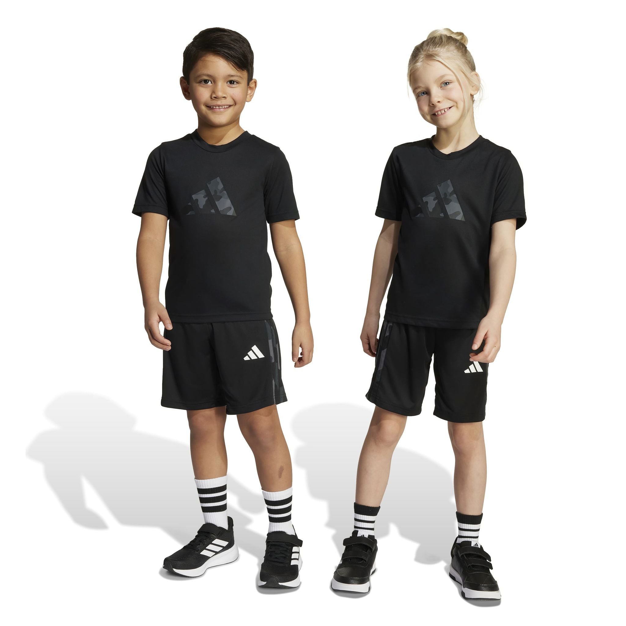adidas Train Essentials Camo Print Kids Set
