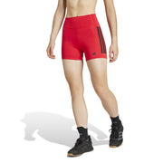 adidas Optime 3-Stripes 1/4 3 Inch Womens Short Leggings