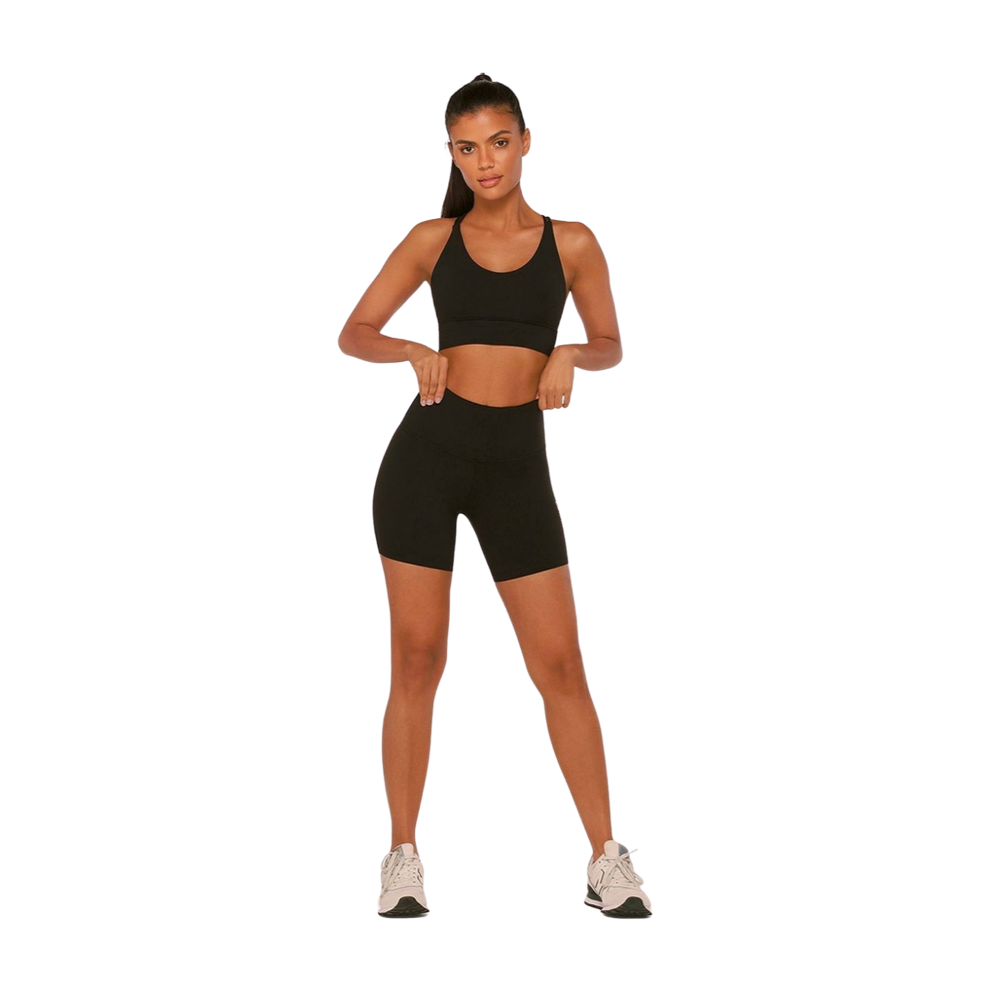 Lorna Jane Lotus No Chafe 16cm Womens Bike Shorts