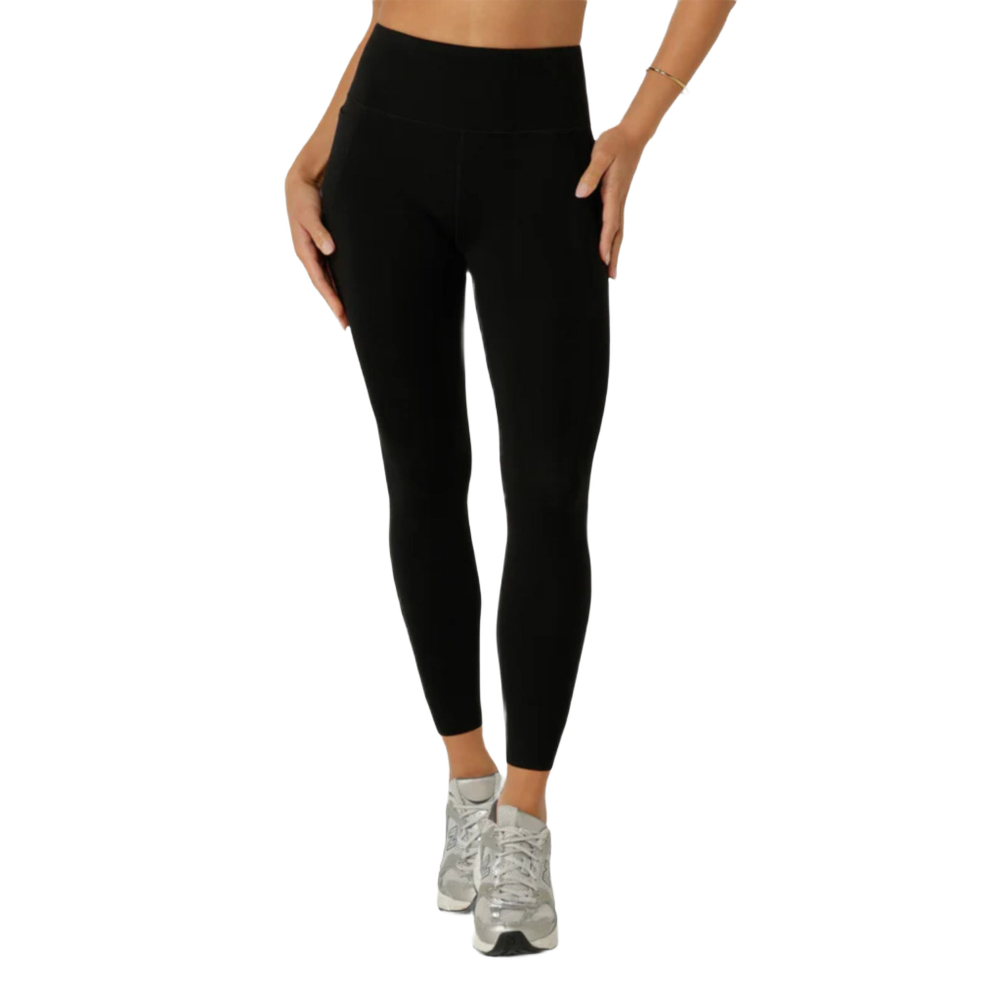 Lorna Jane Amy No Chafe Phone Pocket Ankle Biter Womens Tights