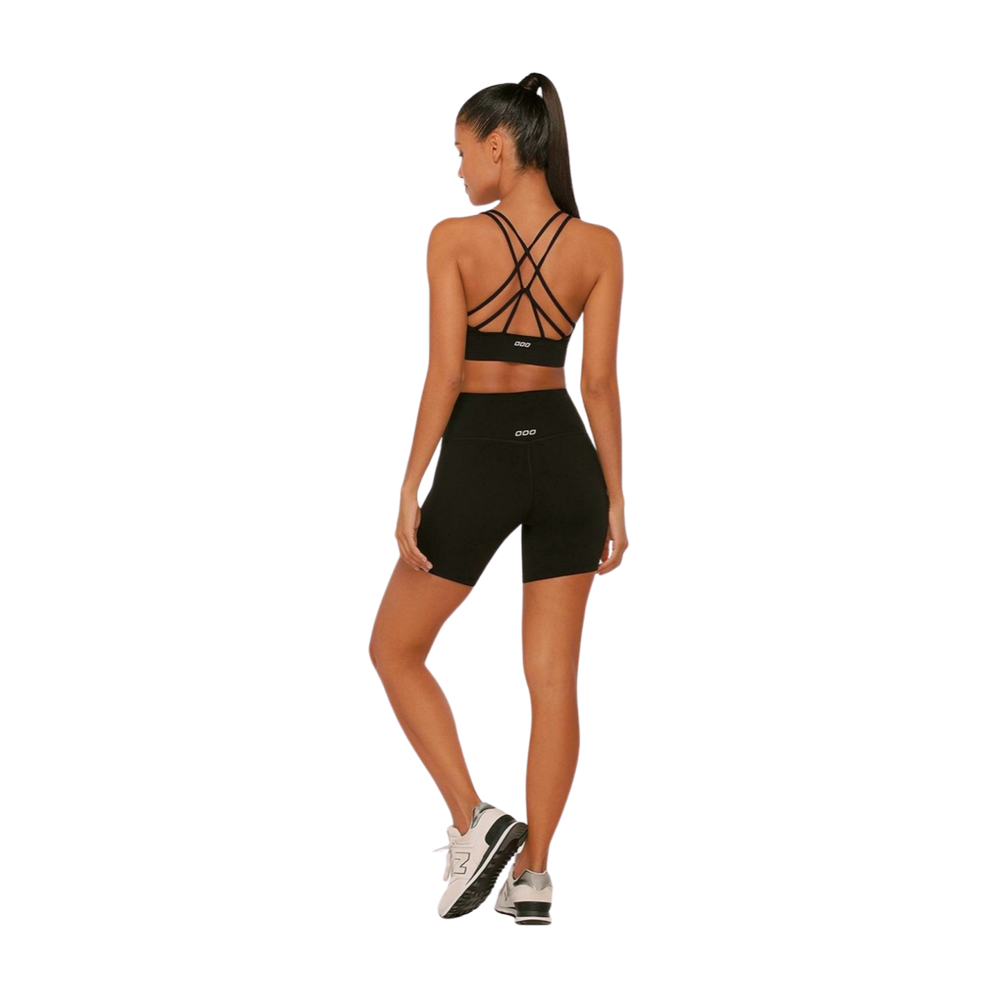 Lorna Jane Lotus No Chafe 16cm Womens Bike Shorts