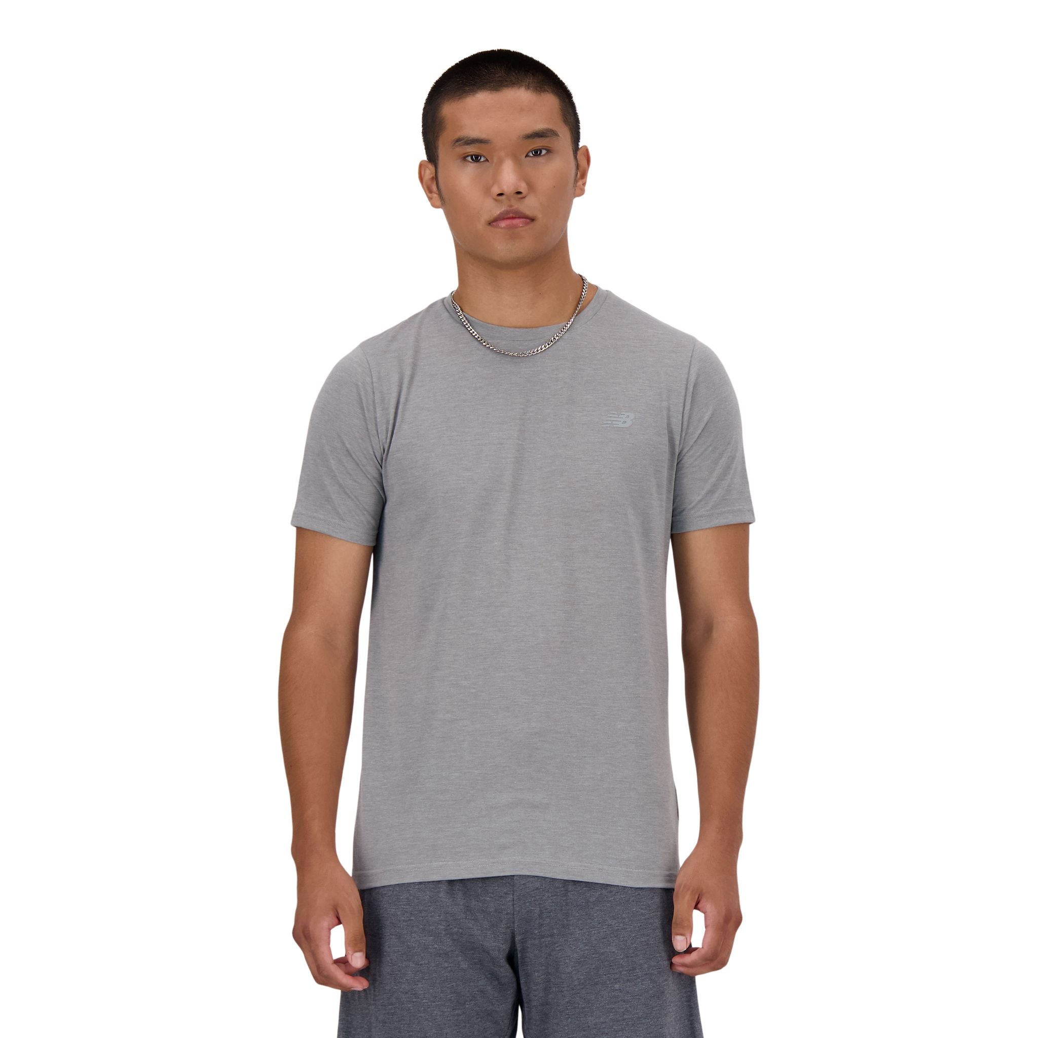New Balance Sport Essentials Heathertech Mens Tee
