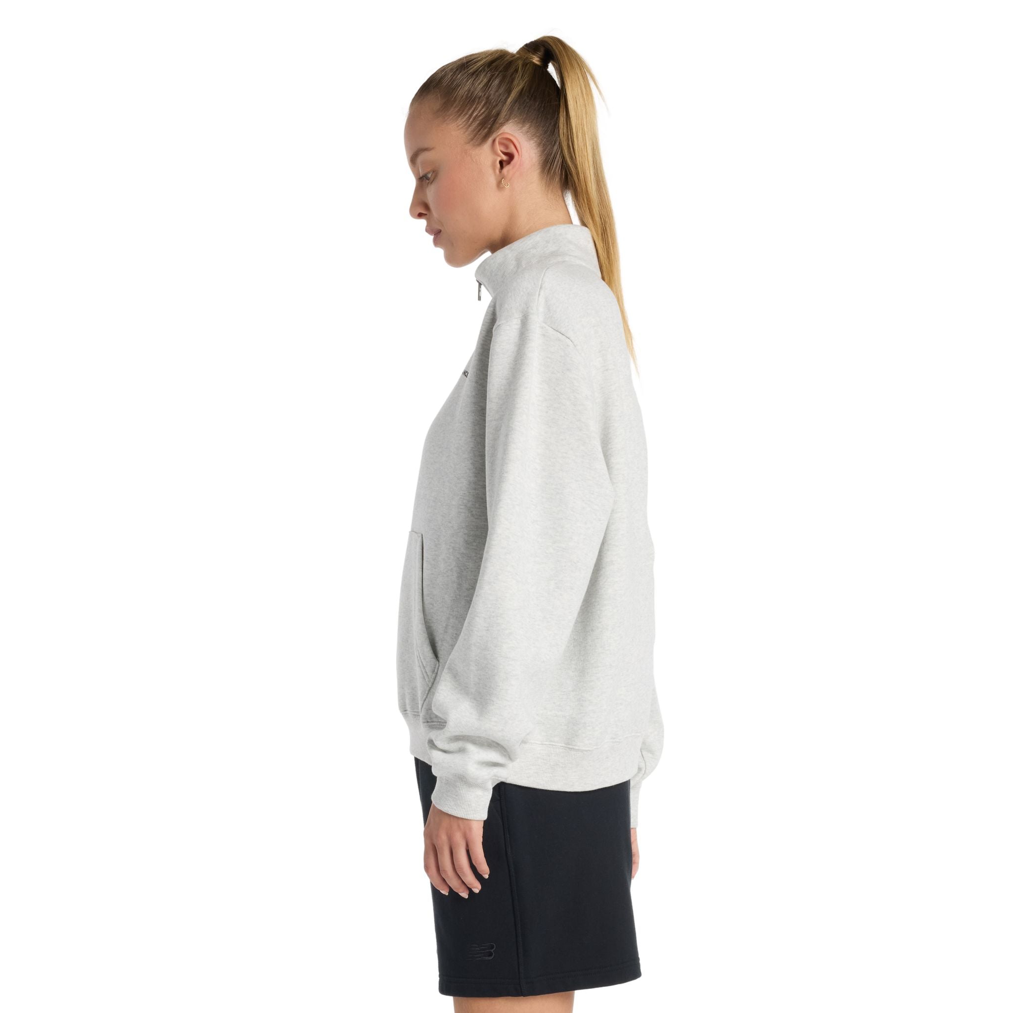 New Balance Reimagined Fleece Womens Half Zip
