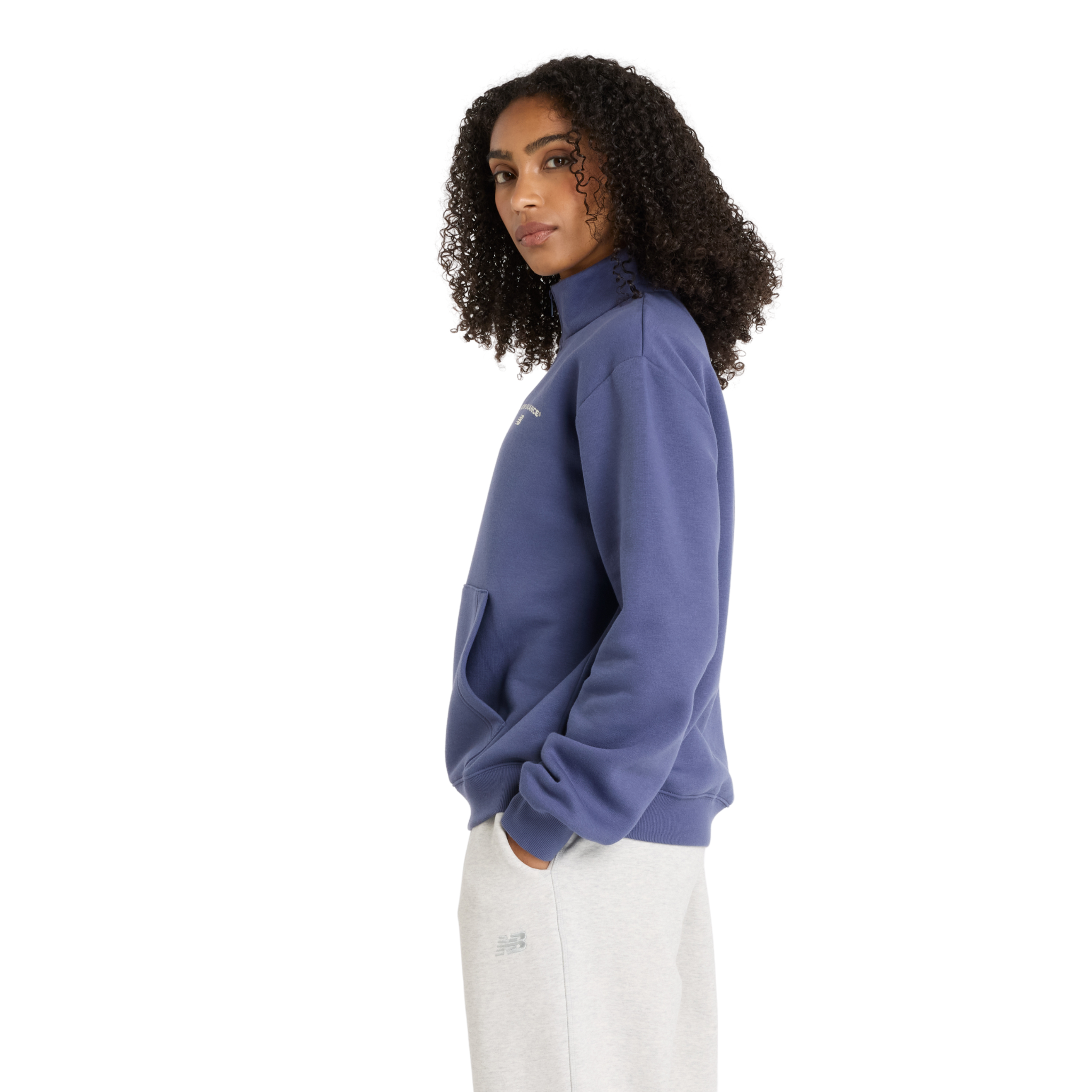 New Balance Reimagined Fleece Womens Half Zip