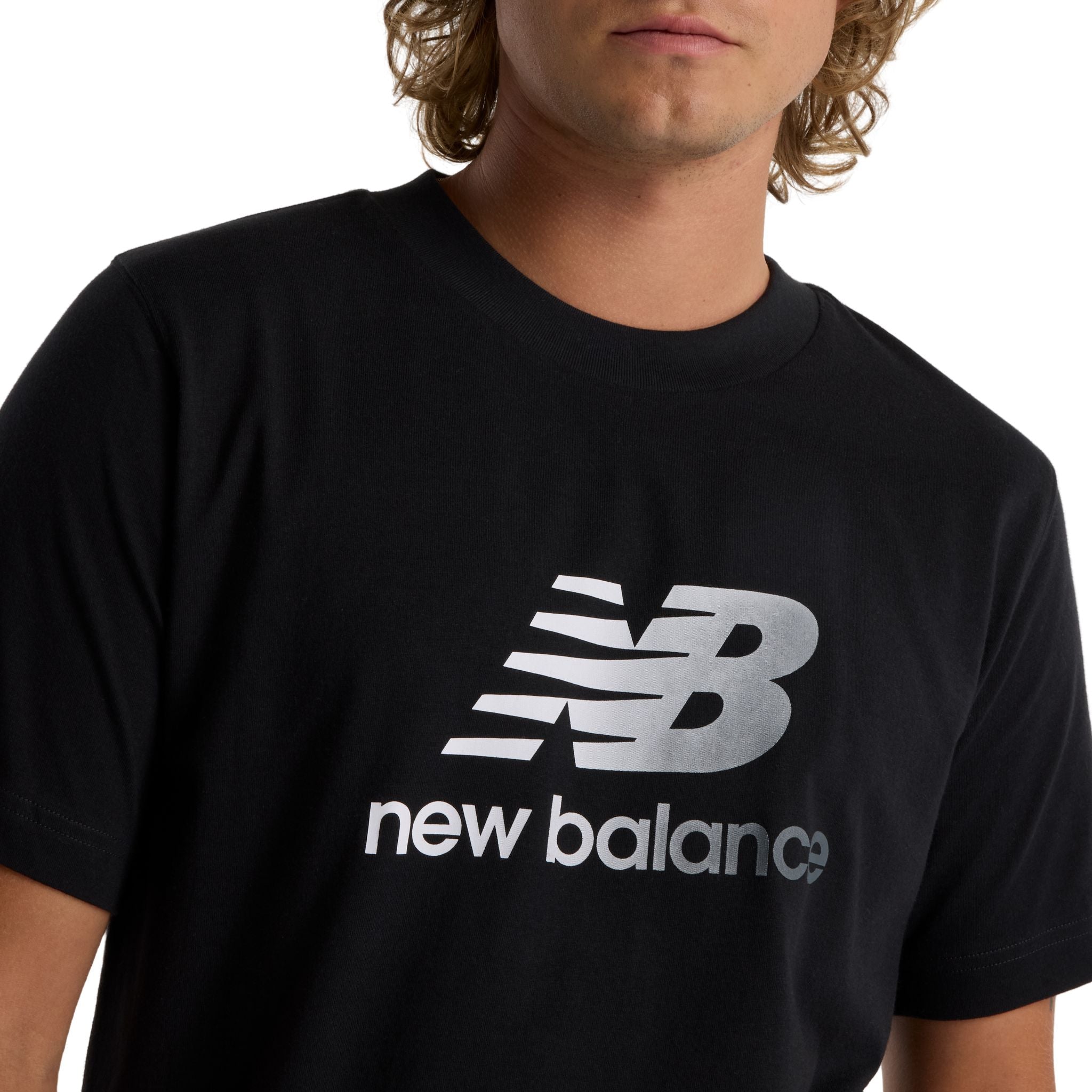 New Balance Sport Essentials Gradient Logo Mens Tee