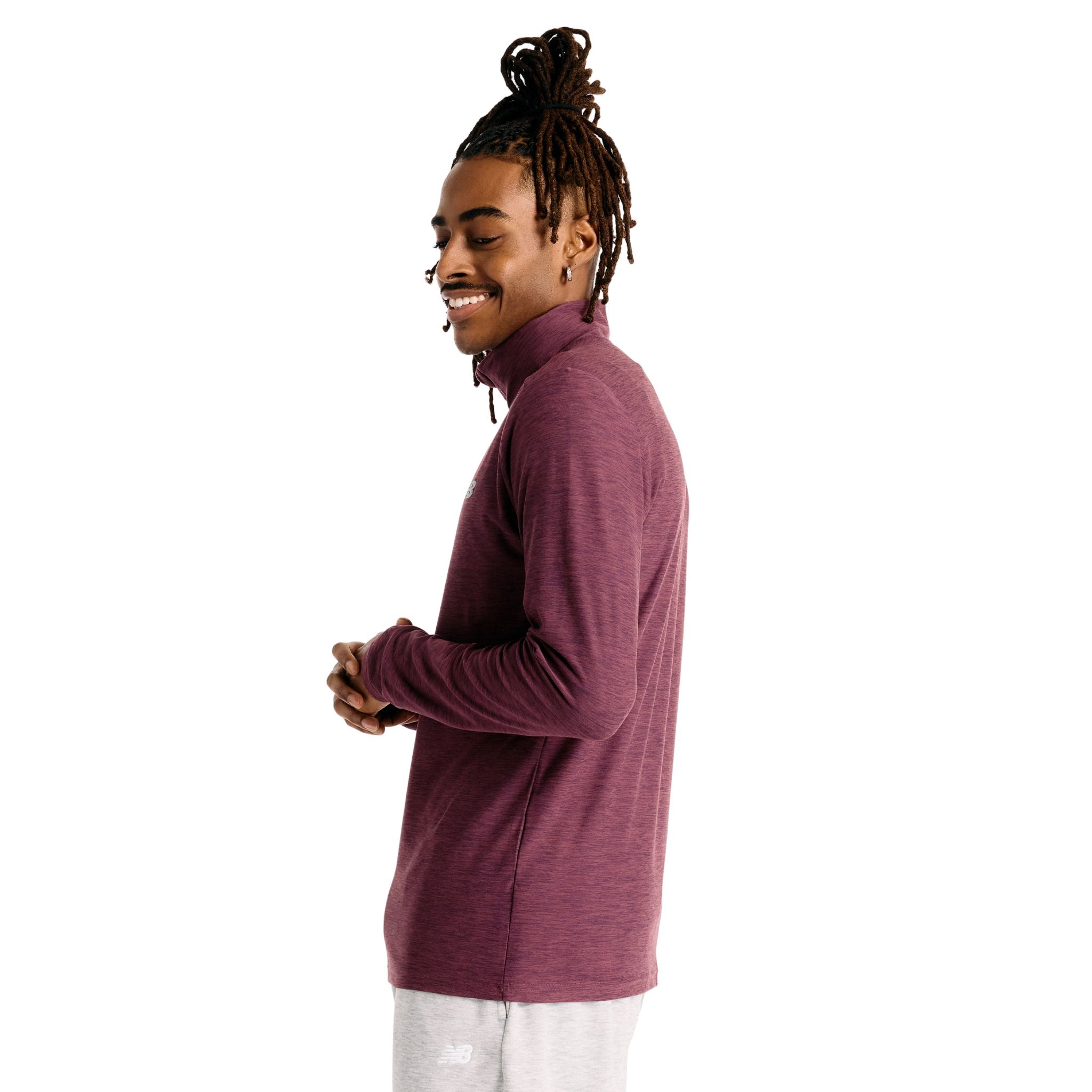 New Balance Sport Essentials Space Dye Mens Quarter Zip