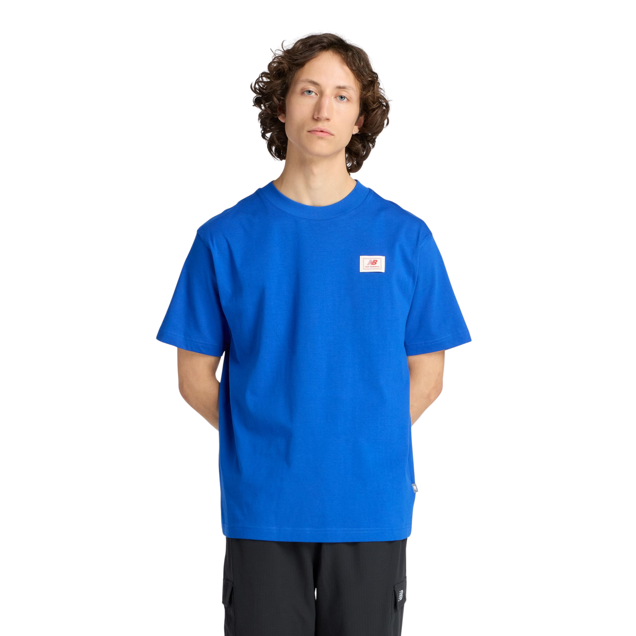 New Balance Woven Label Mens Tee
