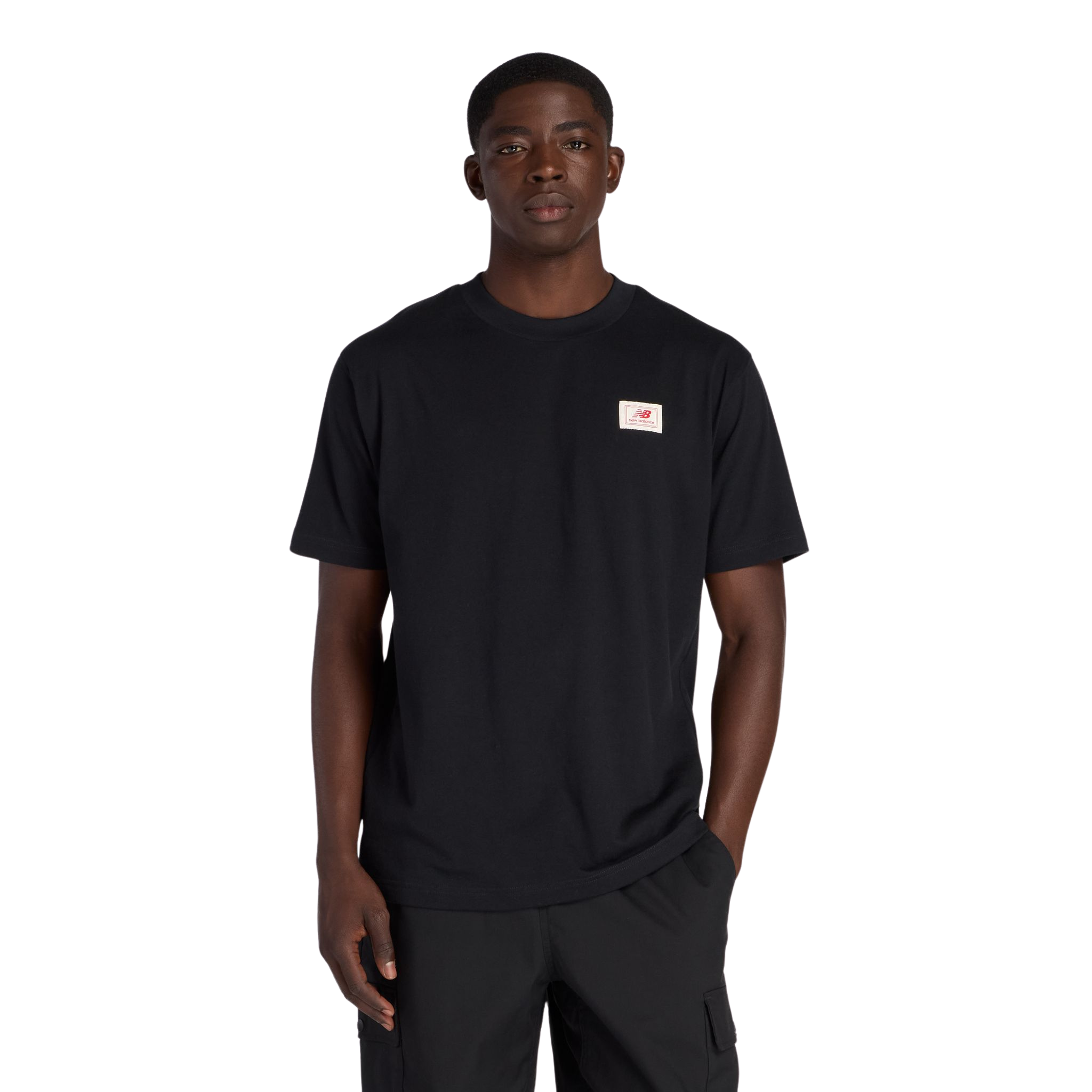 New Balance Woven Label Mens Tee