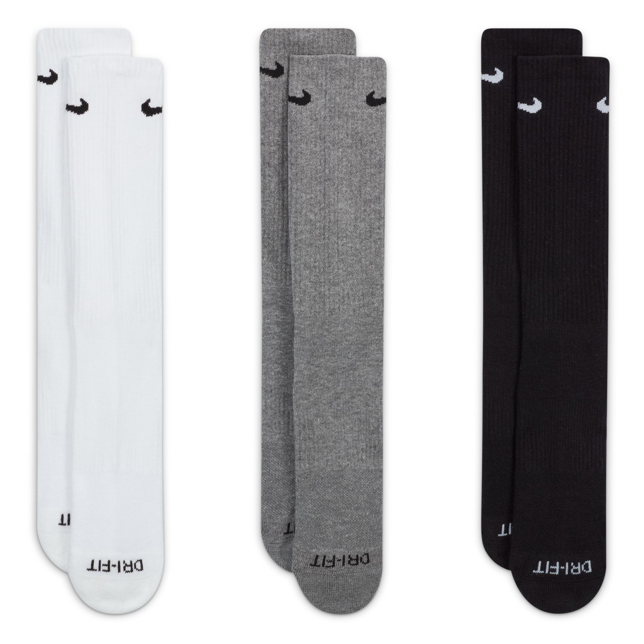 Nike Everyday Plus Cushioned Training Crew Socks 3 Pack