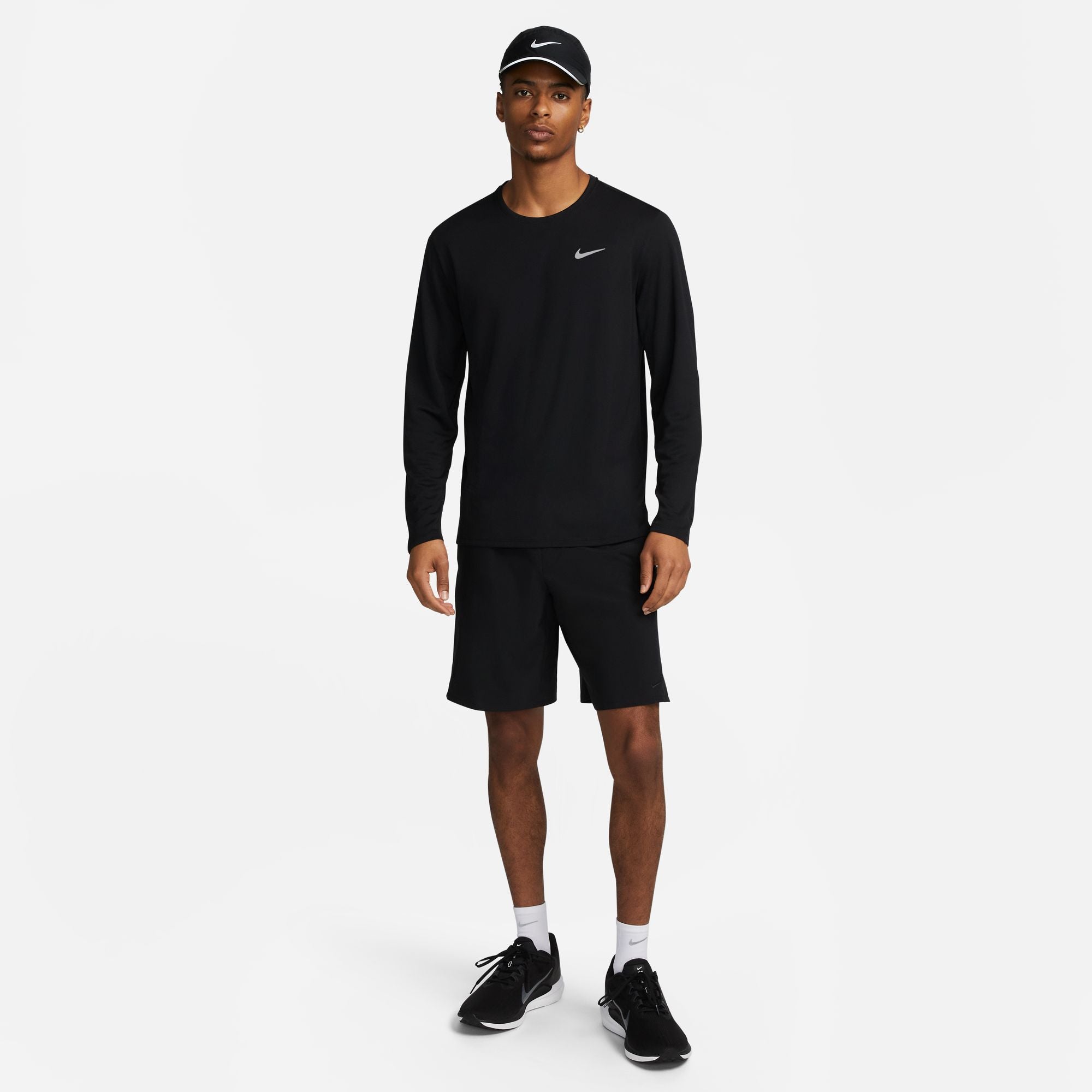 Nike Miler Dri-FIT UV Mens Long-Sleeve Running Top