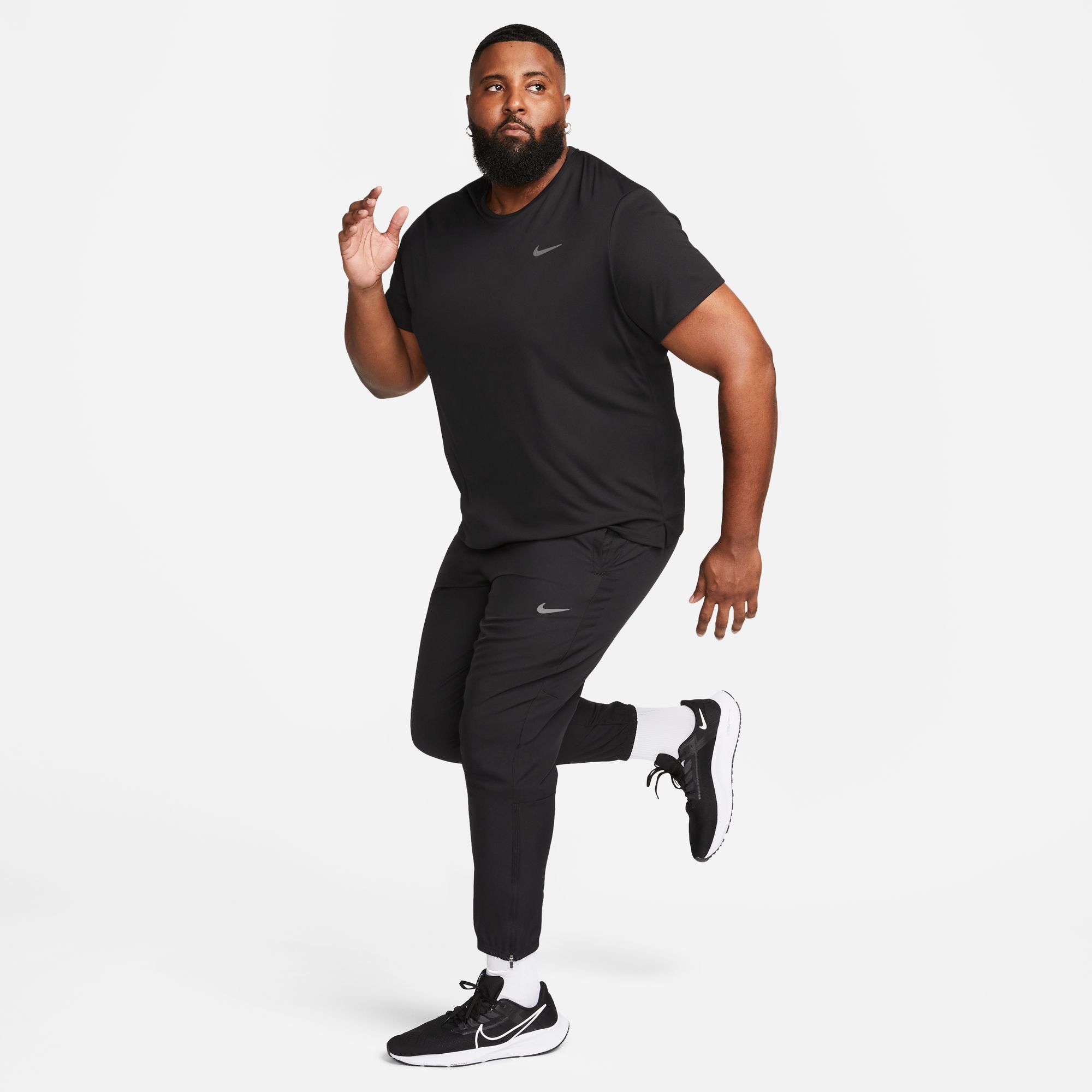 Nike Miler Dri-FIT UV Mens Running Tee