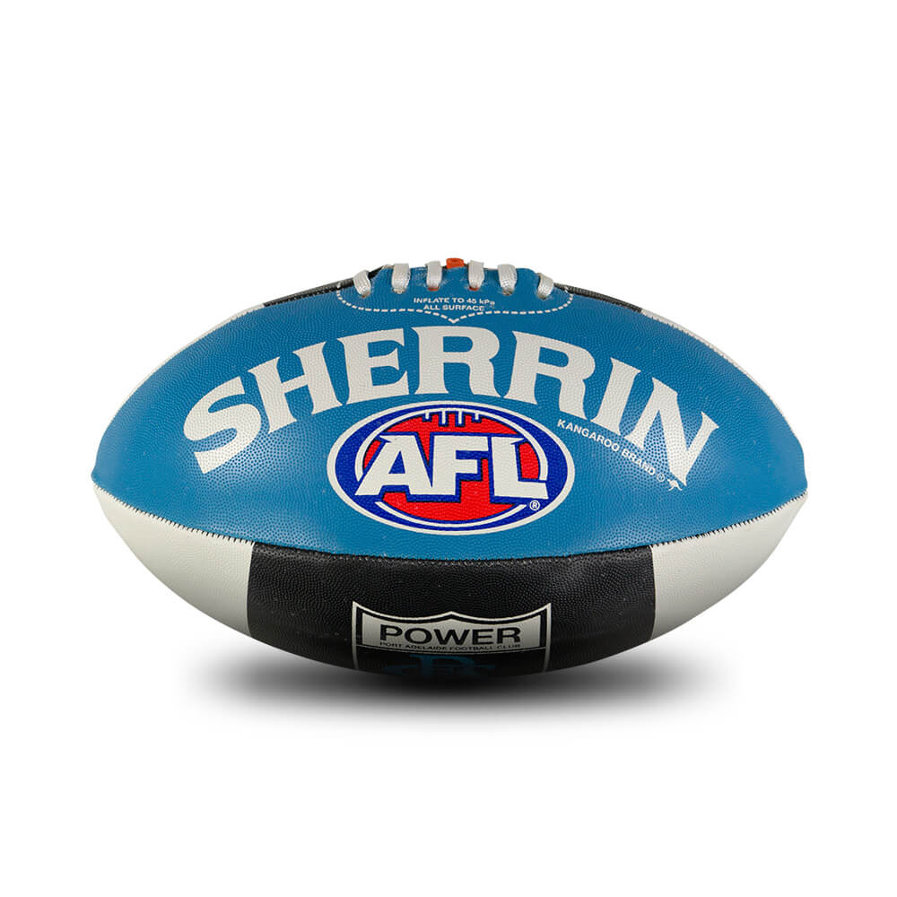 Sherrin AFL All Surface 1st 18 Football - Port Adelaide Power