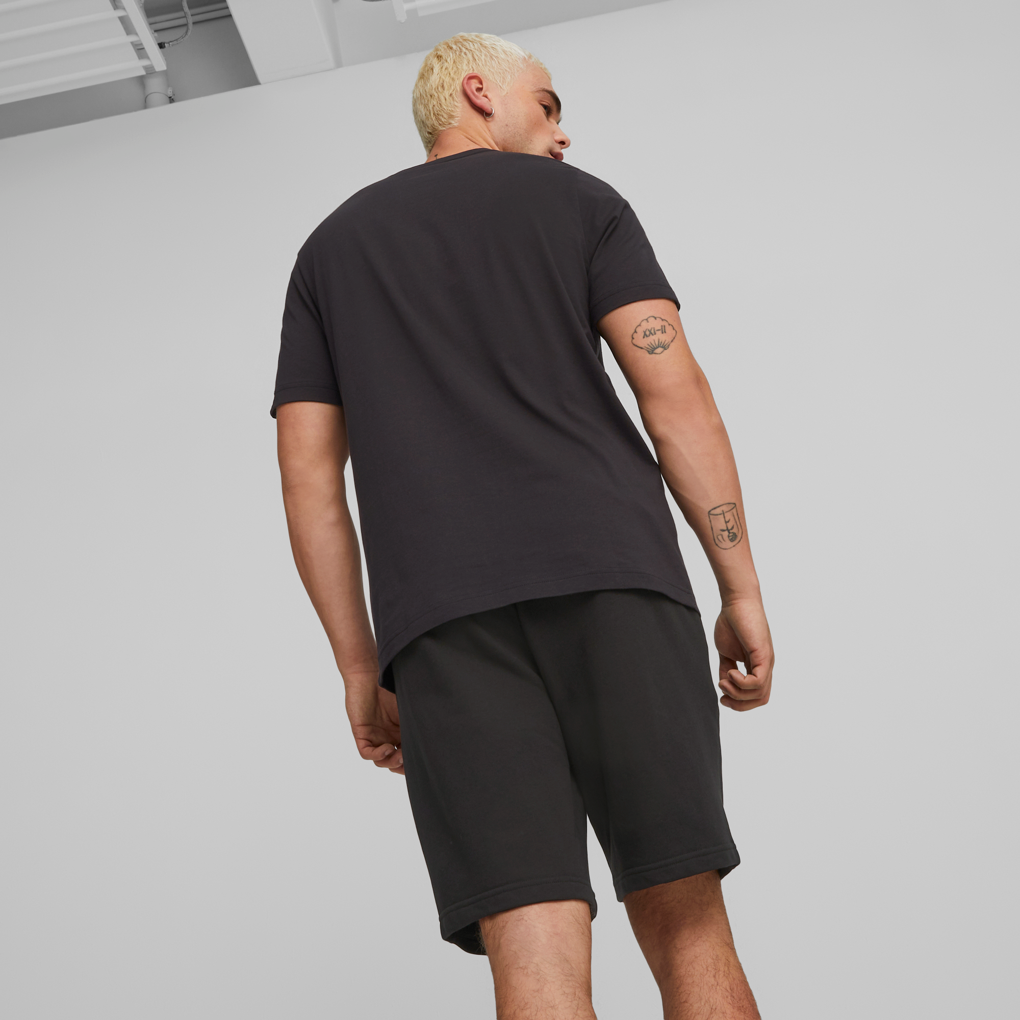 PUMA ESS+ 2 Colour Logo Mens Tee