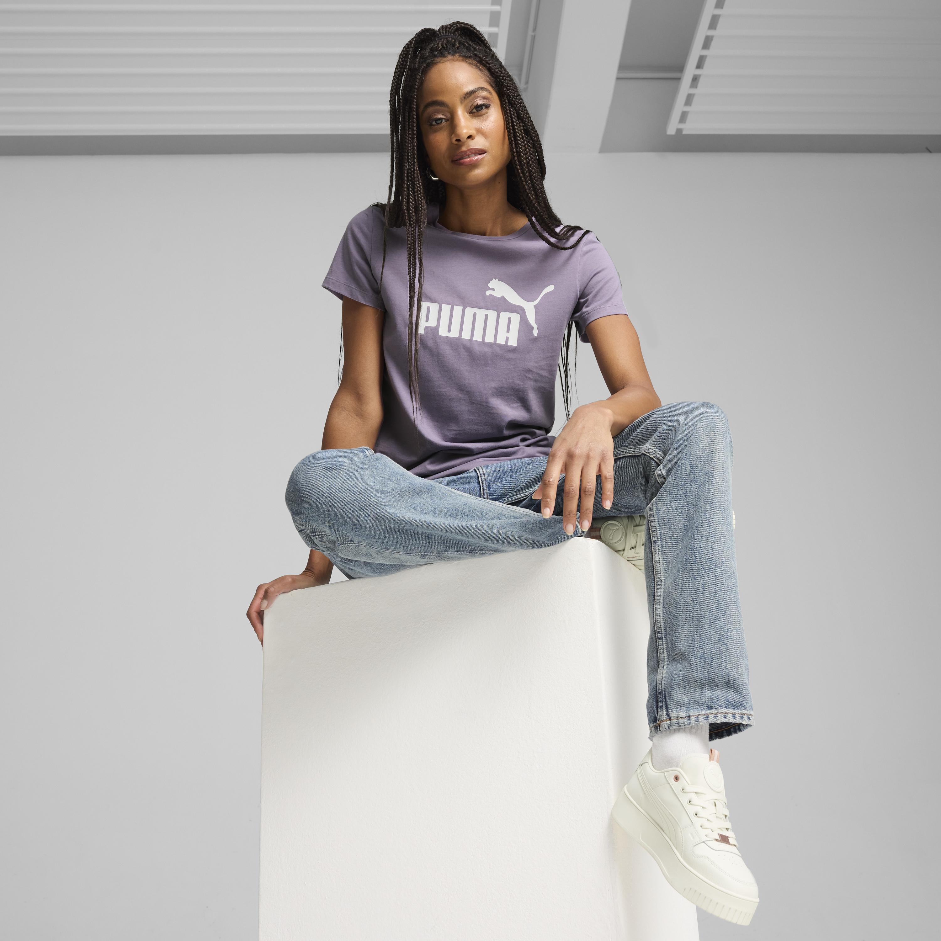PUMA Essentials Logo Womens Tee