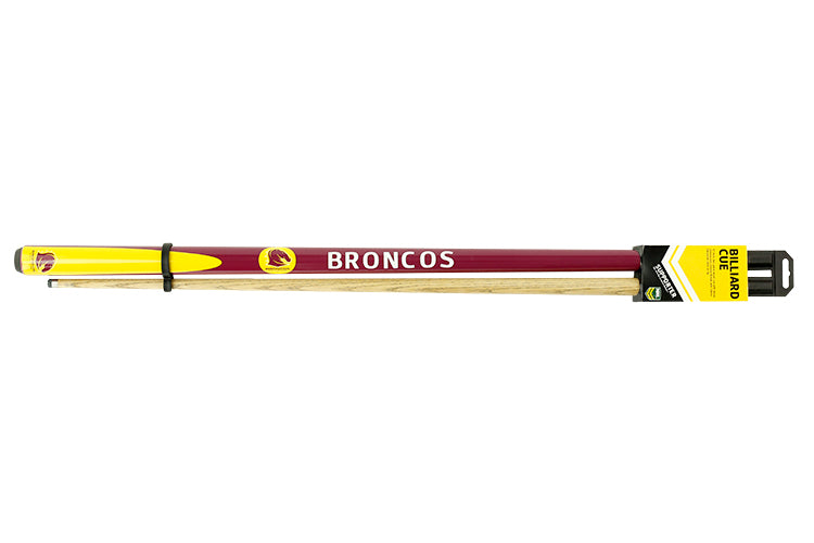 NRL Brisbane Broncos 2 Piece Pool Cue